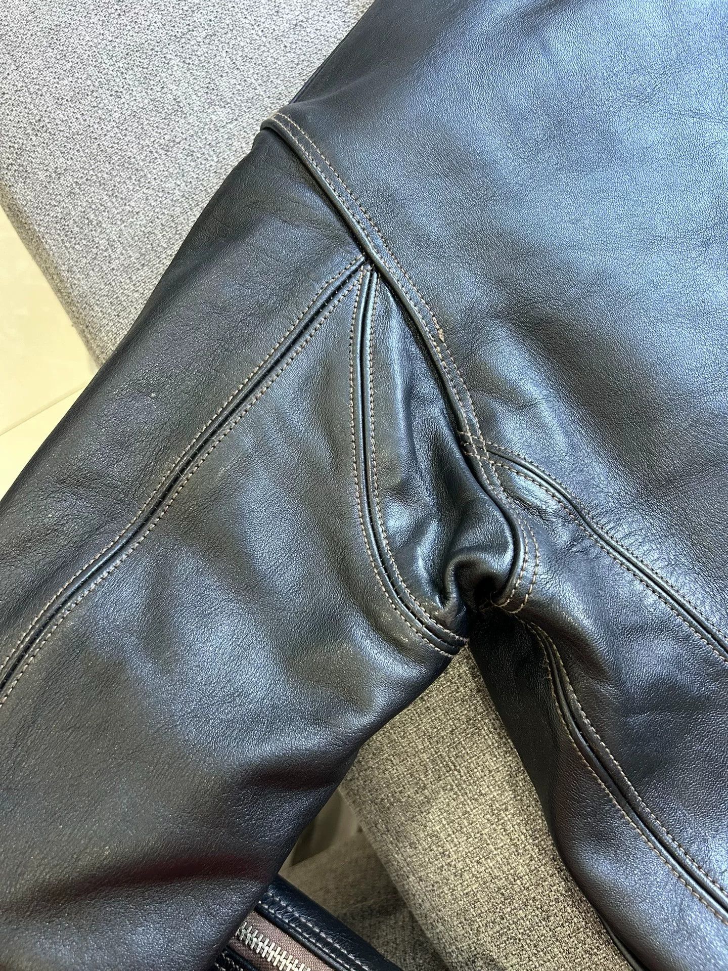 TOYS McCOY vintage black leather motorcycle jacket Size US M / EU 48-50 / 2 - 5 Thumbnail