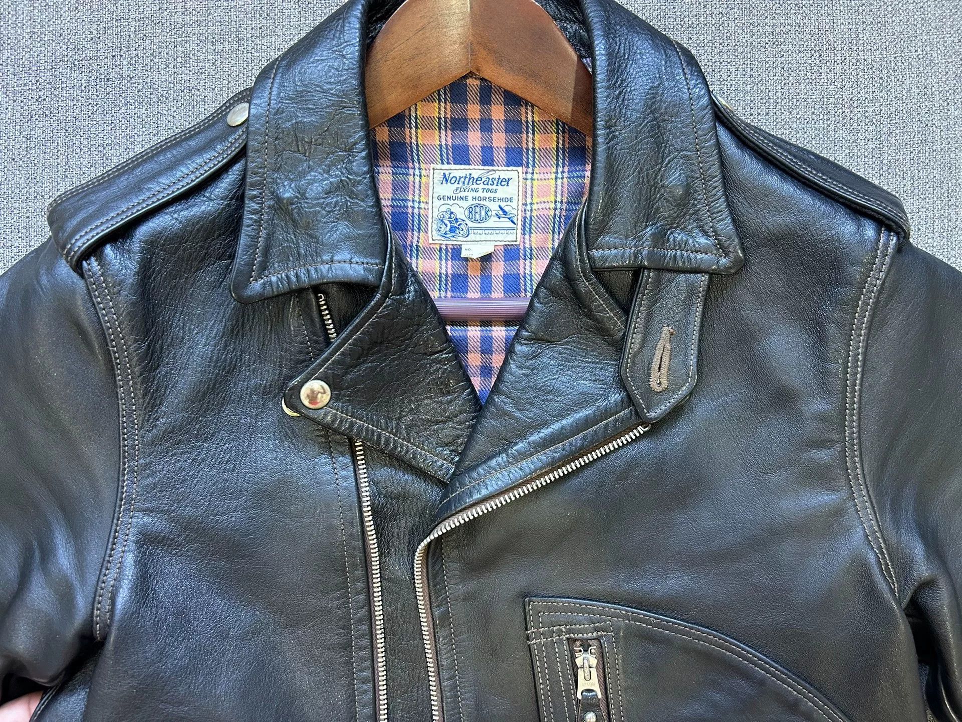 TOYS McCOY vintage black leather motorcycle jacket Size US M / EU 48-50 / 2 - 4 Thumbnail