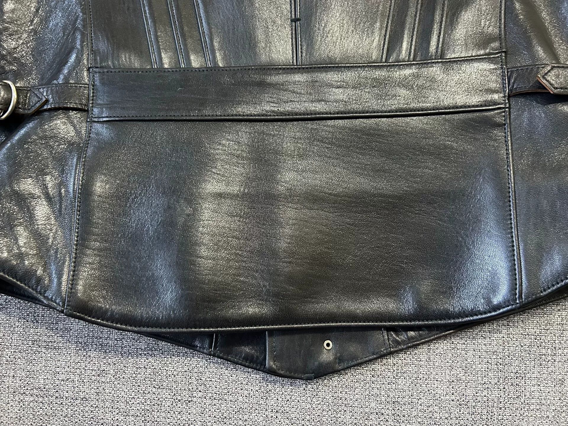 Fine Creek fine creek leather thick motorcycle jacket Size US M / EU 48-50 / 2 - 6 Thumbnail