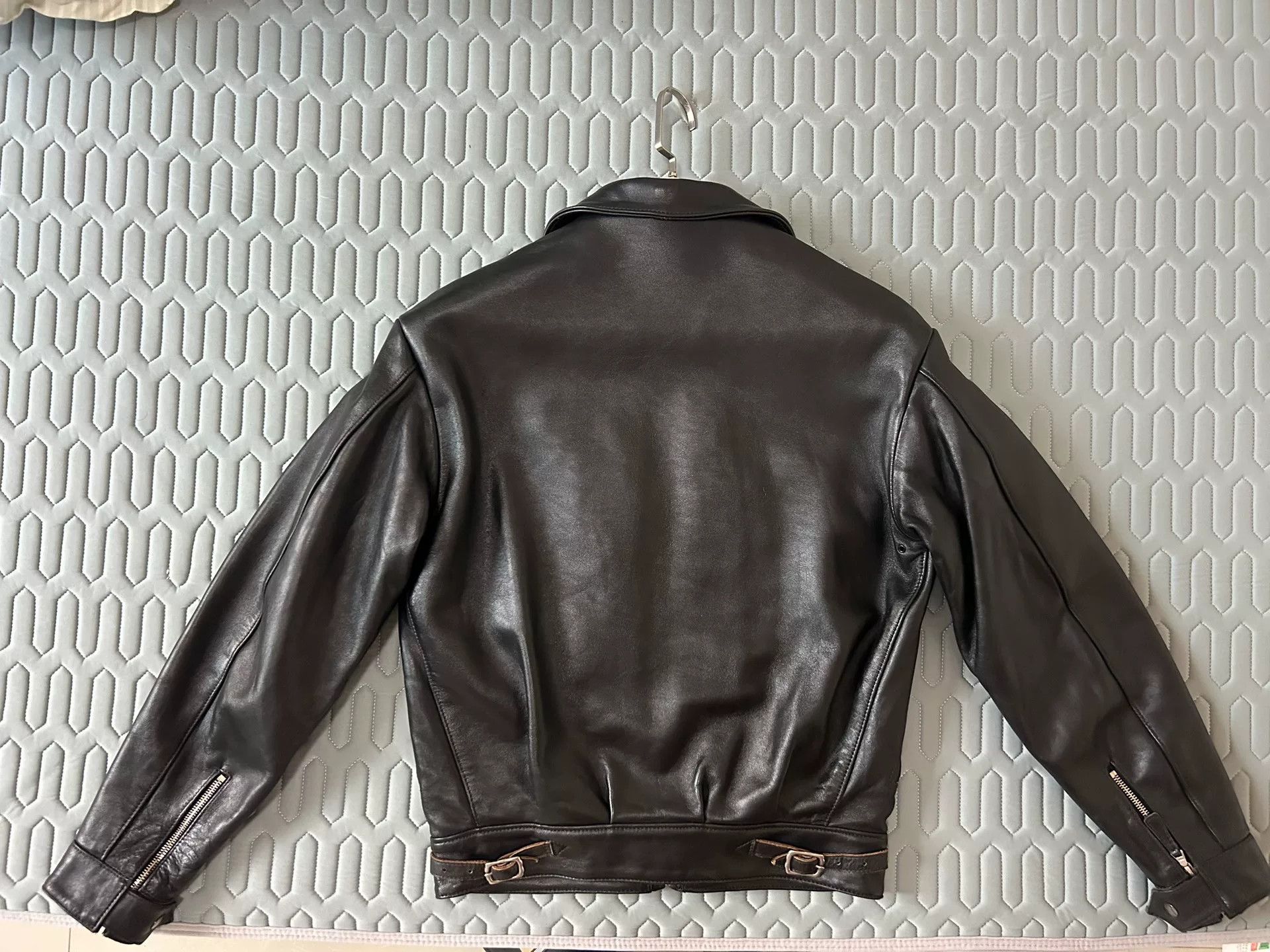 Eastman Leather Clothing eastman leather pilot jacket in black Size US M / EU 48-50 / 2 - 2 Thumbnail
