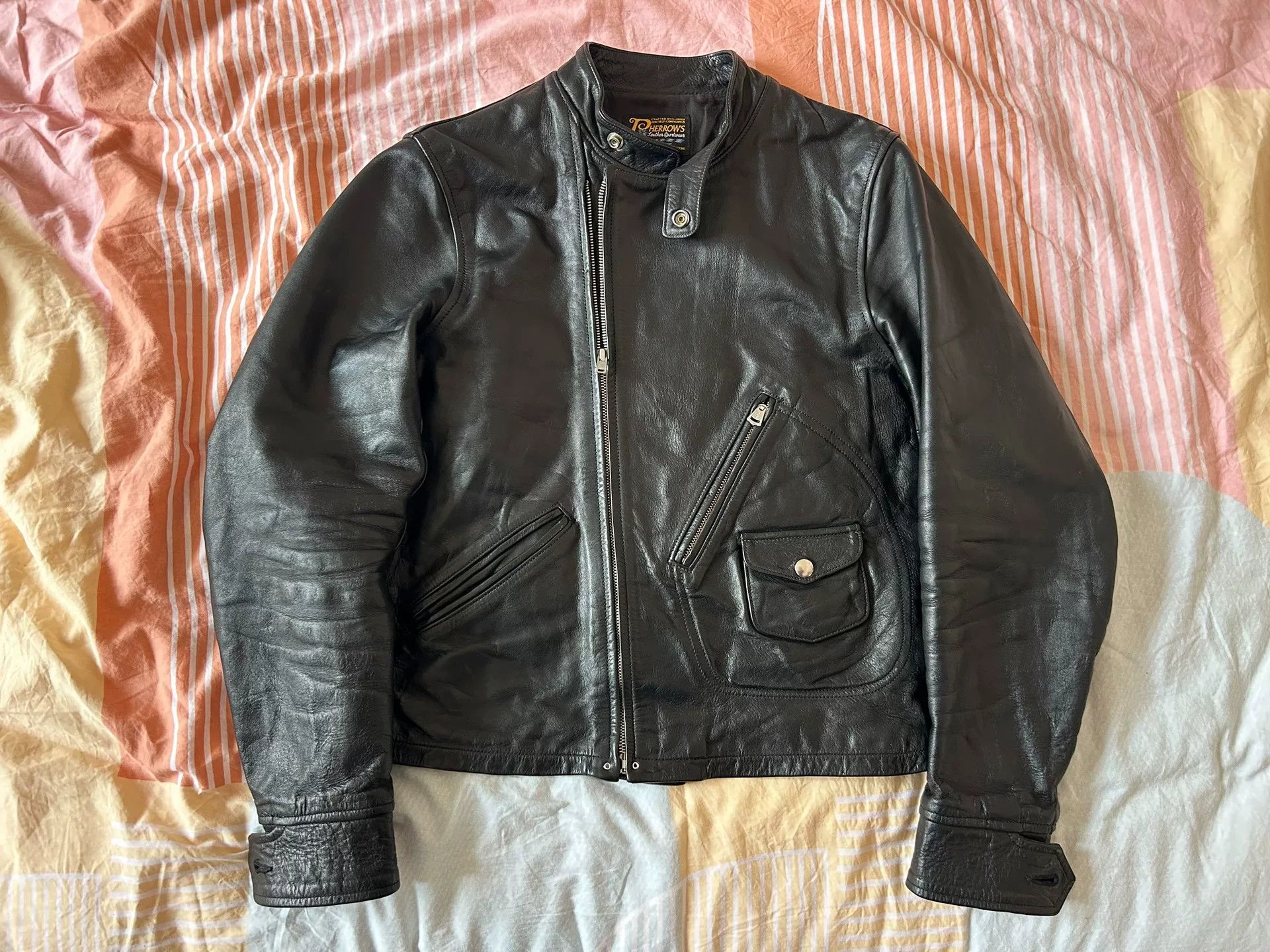 Pherrow's vintage black leather sports jacket Size US M / EU 48-50 / 2 - 2 Thumbnail