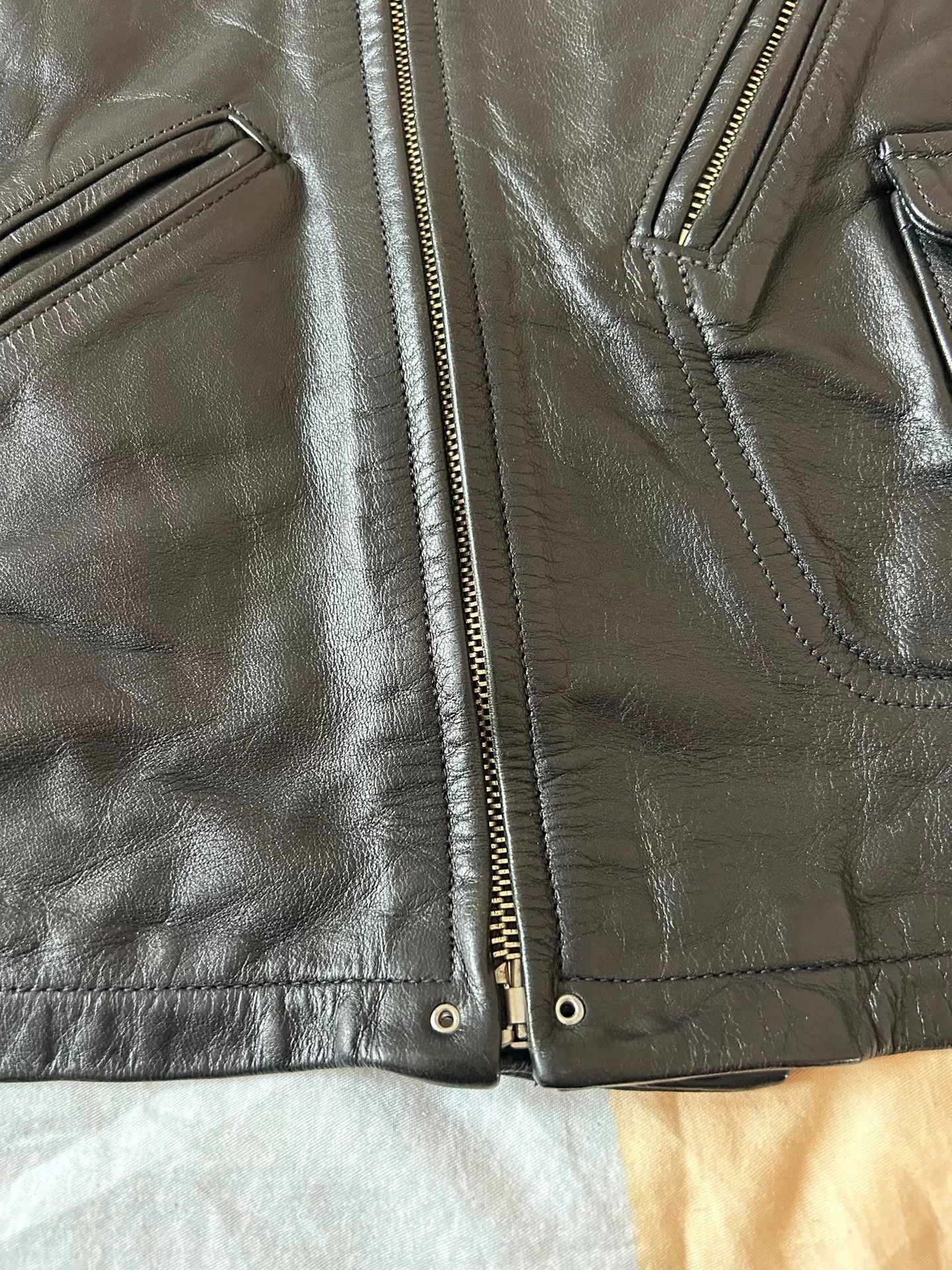 Pherrow's vintage black leather sports jacket Size US M / EU 48-50 / 2 - 6 Thumbnail