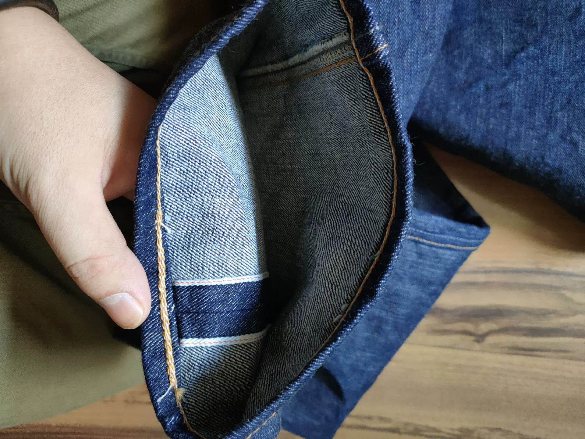 The Real McCoy's dark blue denim cowboy pants for men Size US 30 / EU 46 - 9 Thumbnail