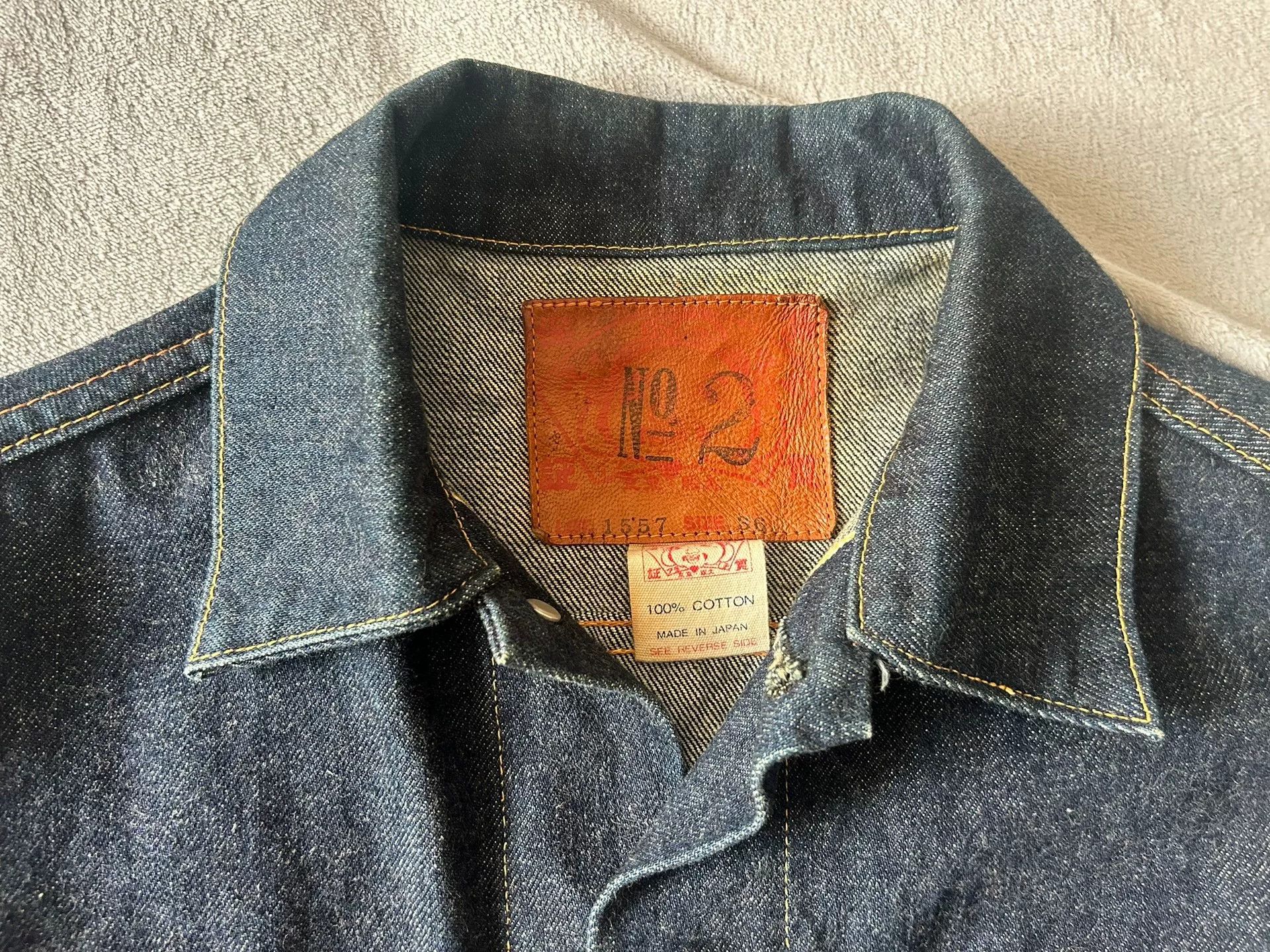 Evisu evisu vintage denim jacket with yellow ears Size US M / EU 48-50 / 2 - 3 Thumbnail