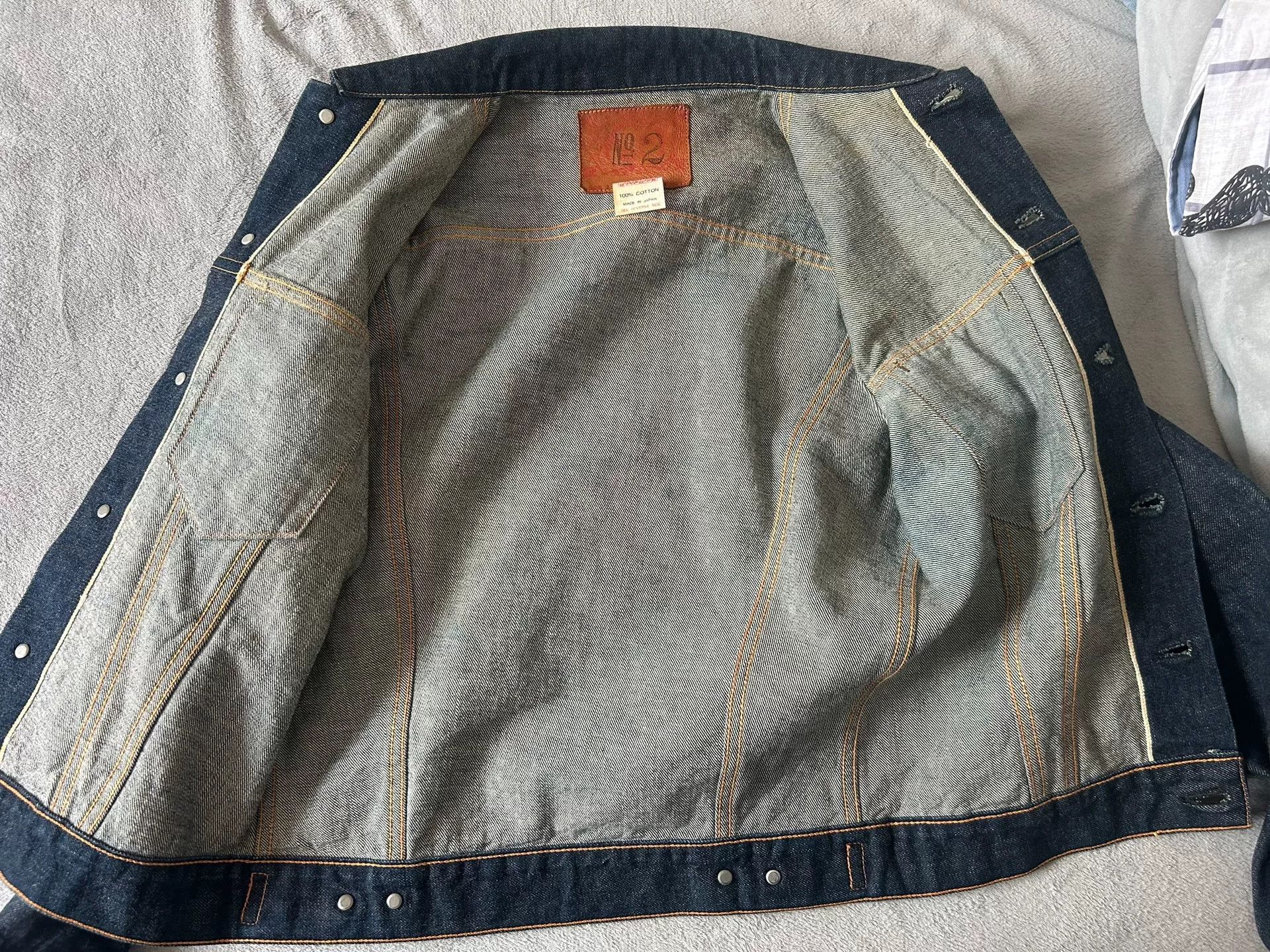 Evisu evisu vintage denim jacket with yellow ears Size US M / EU 48-50 / 2 - 5 Thumbnail