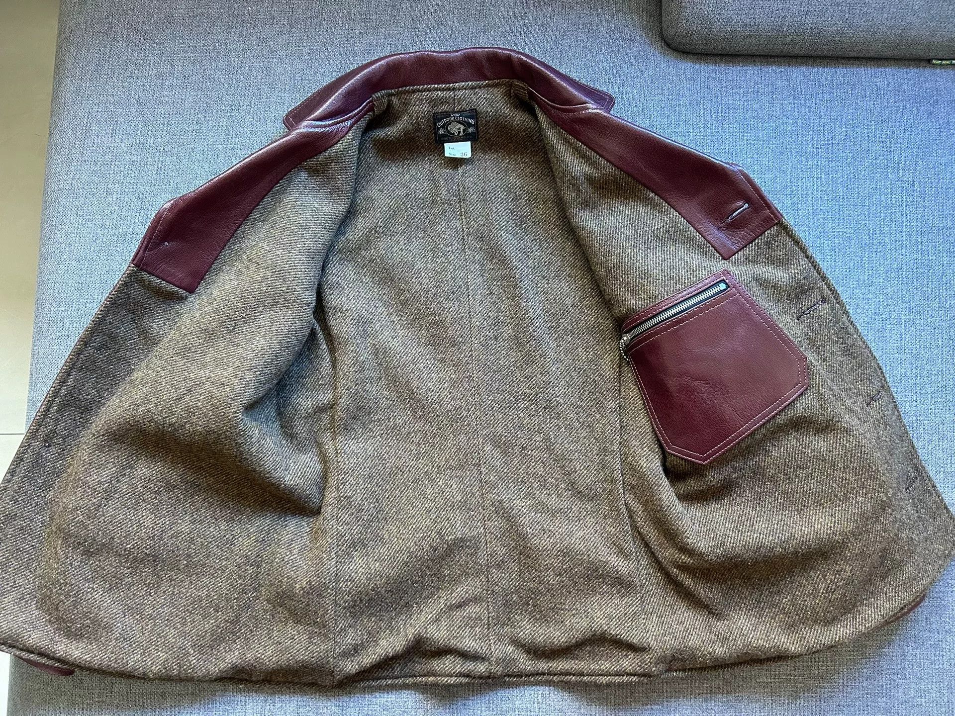 Freewheelers freewheelers leather jacket in burgundy Size US S / EU 44-46 / 1 - 7 Thumbnail