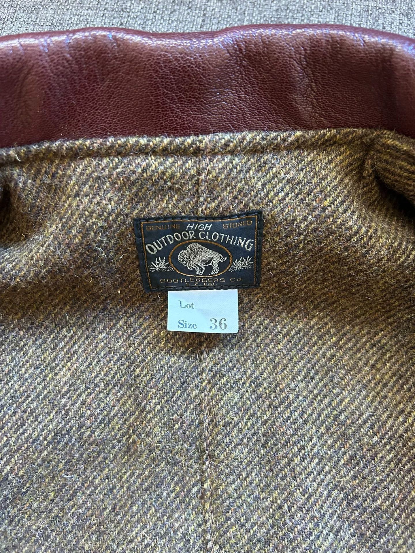Freewheelers freewheelers leather jacket in burgundy Size US S / EU 44-46 / 1 - 8 Thumbnail