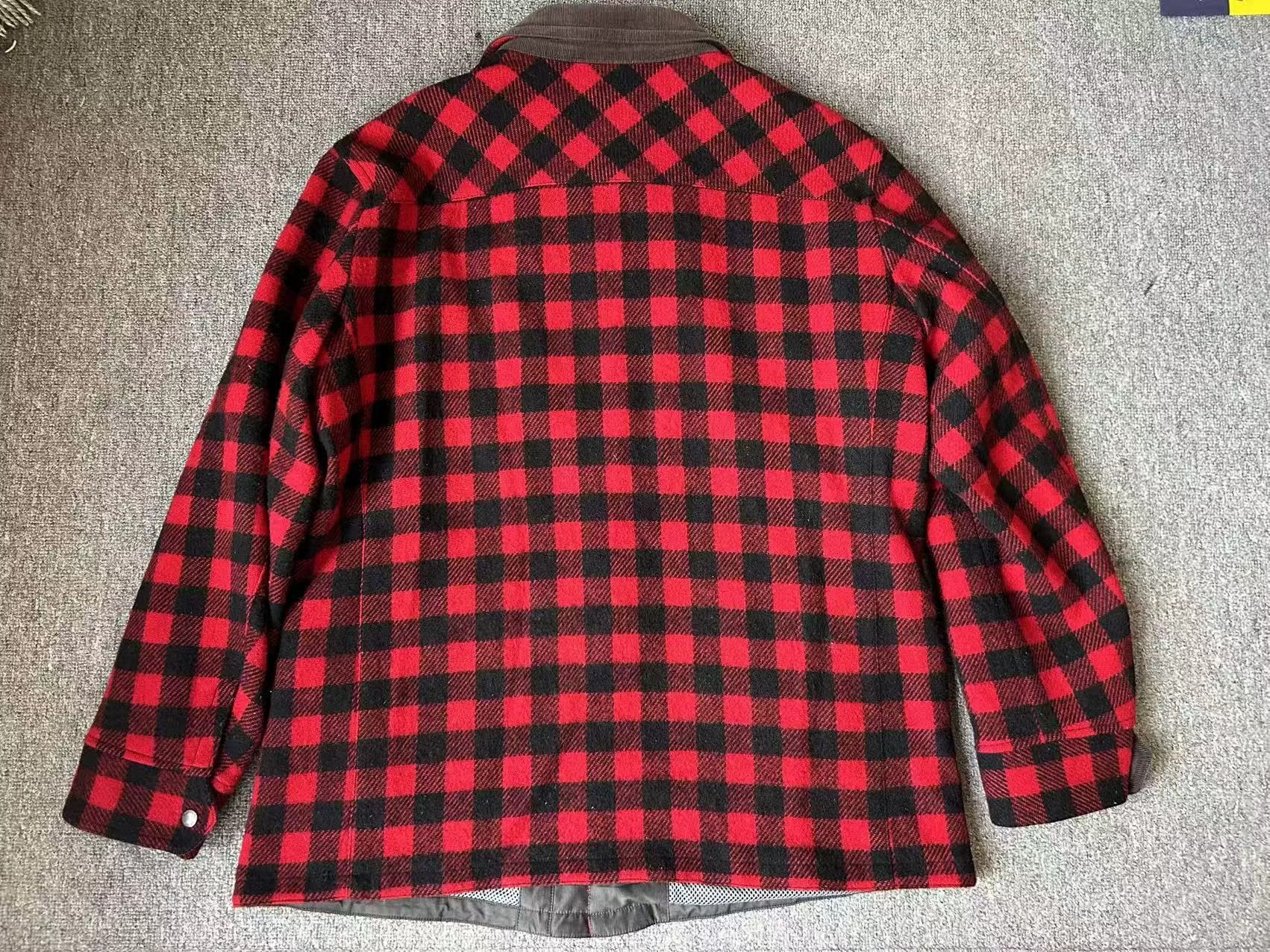 Woolrich Woolen Mills woolrich red plaid flannel shirt jacket Size US XXL / EU 58 / 5 - 2 Thumbnail