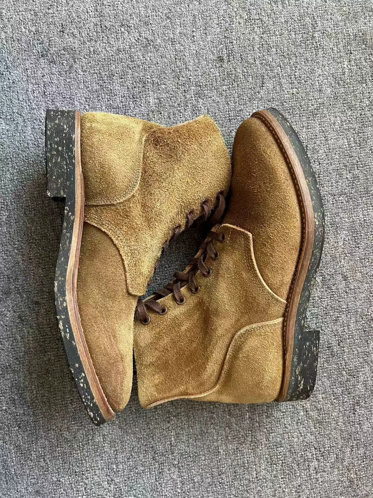 The Real McCoy's real mccoy brown suede ankle boots Size US 8 / EU 41 - 3 Thumbnail