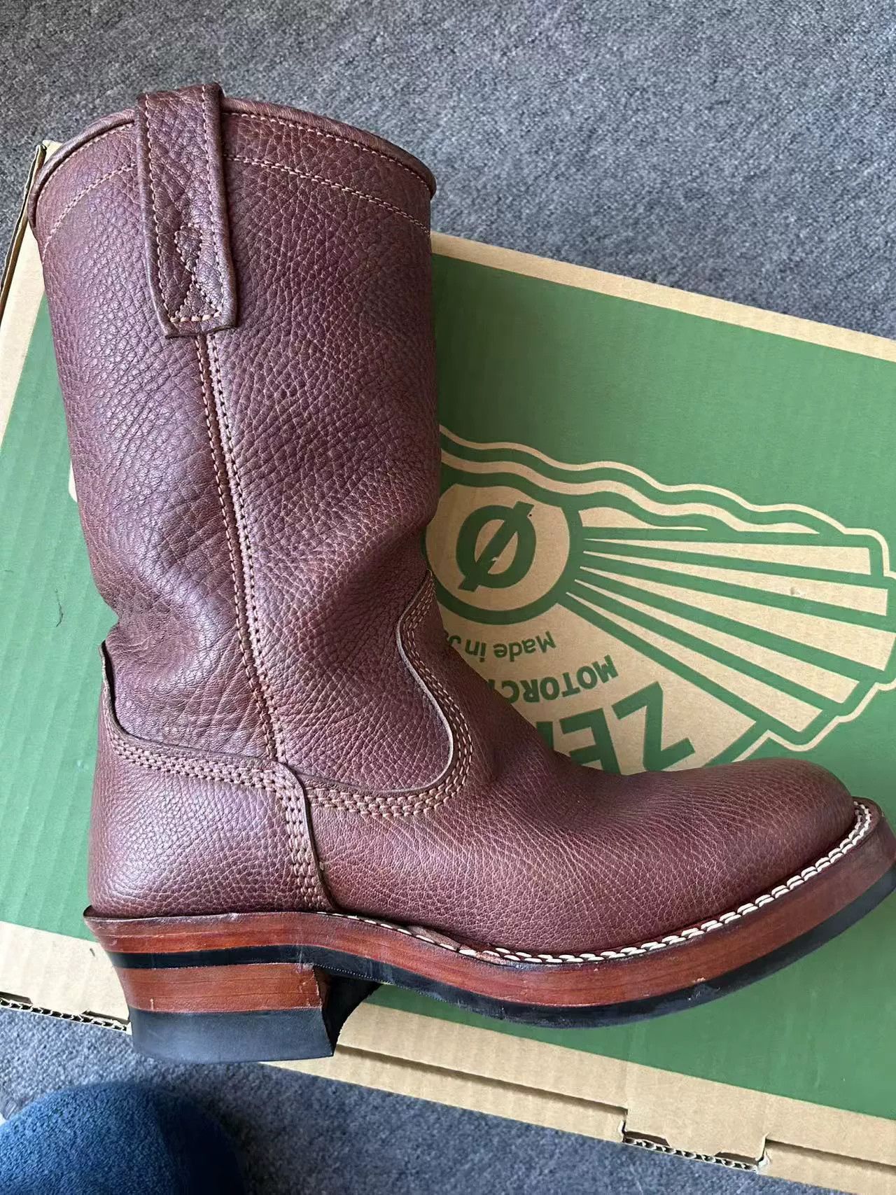 Pherrow's zerrow's engineer cowboy boots size 9 Size US 9 / EU 42 - 6 Thumbnail