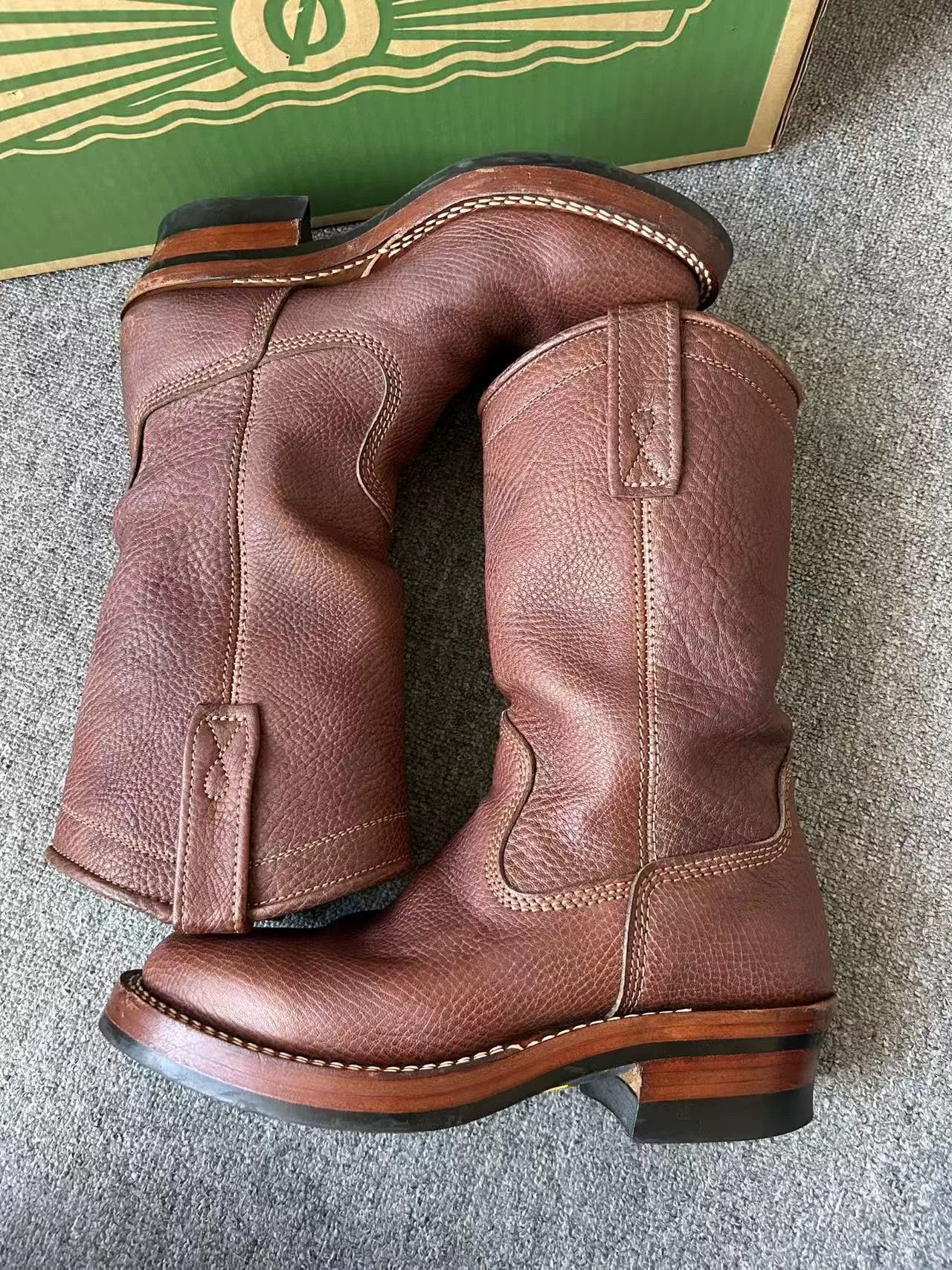 Pherrow's zerrow's engineer cowboy boots size 9 Size US 9 / EU 42 - 3 Thumbnail