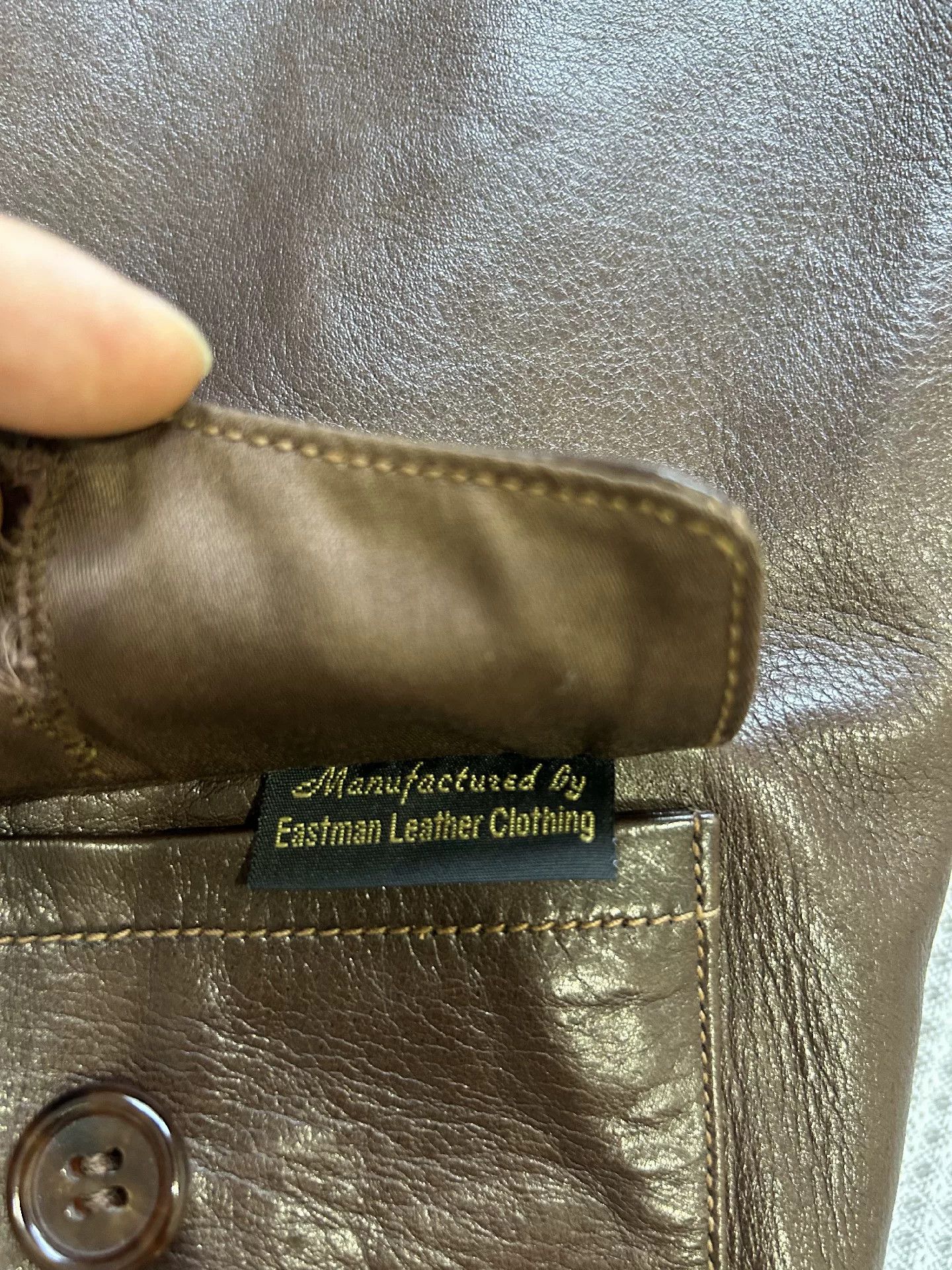 Eastman Leather Clothing eastman leather a1 bomber jacket in brown Size US M / EU 48-50 / 2 - 8 Thumbnail