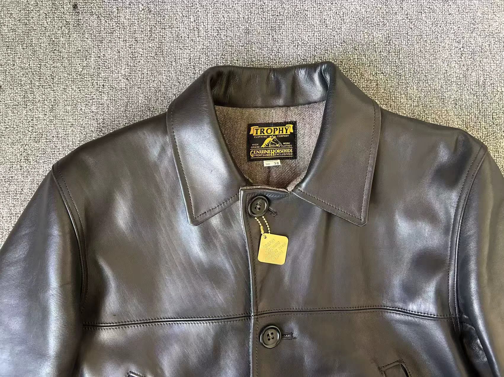 Trophy Clothing premium leather outerwear jacket size 38 Size US M / EU 48-50 / 2 - 3 Thumbnail