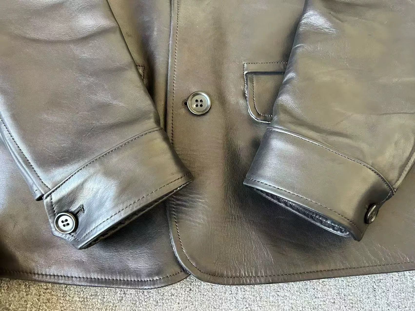 Trophy Clothing premium leather outerwear jacket size 38 Size US M / EU 48-50 / 2 - 6 Thumbnail