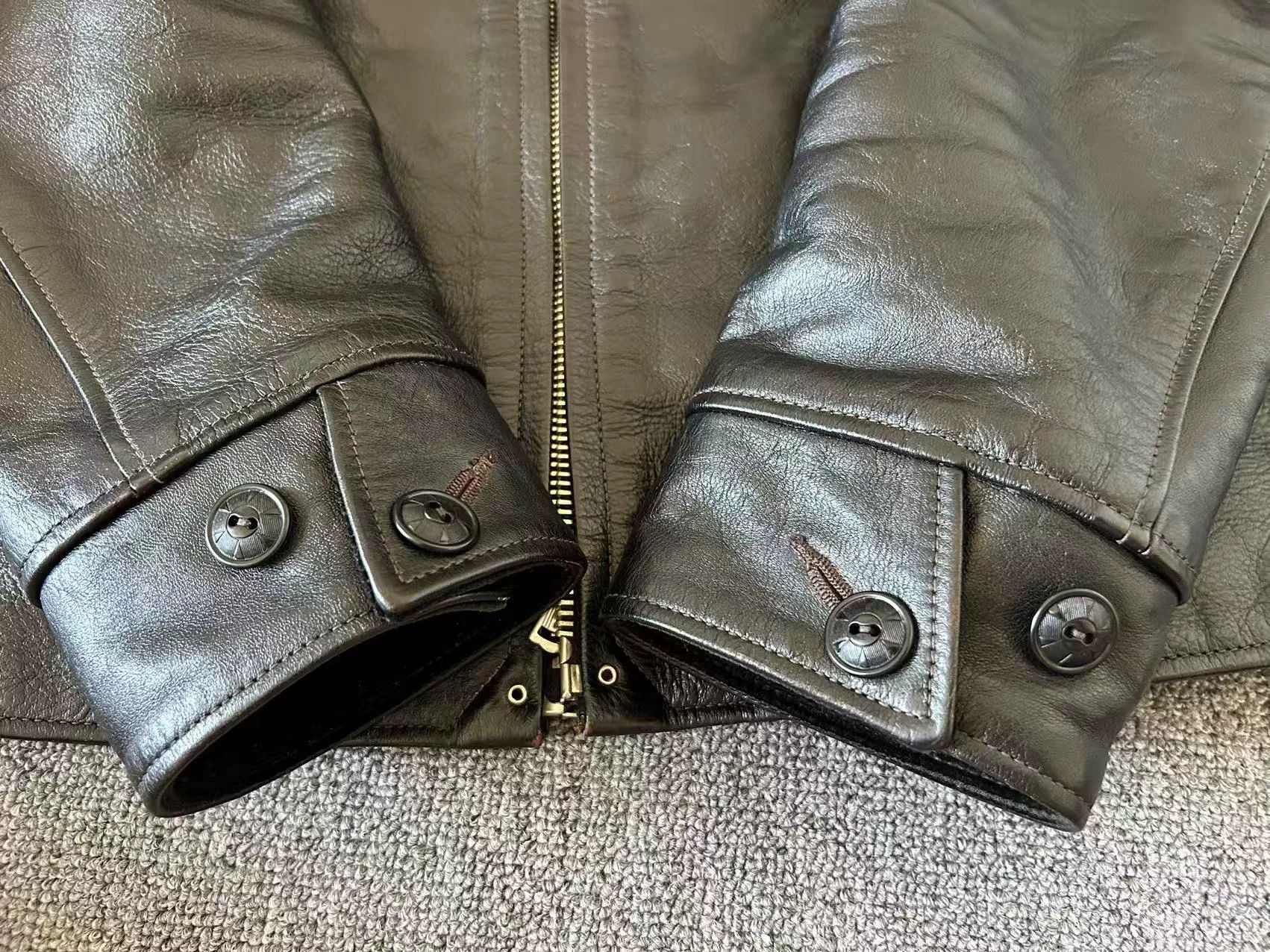 The Real McCoy's real McCoy 1930 black leather jacket Size US M / EU 48-50 / 2 - 8 Thumbnail