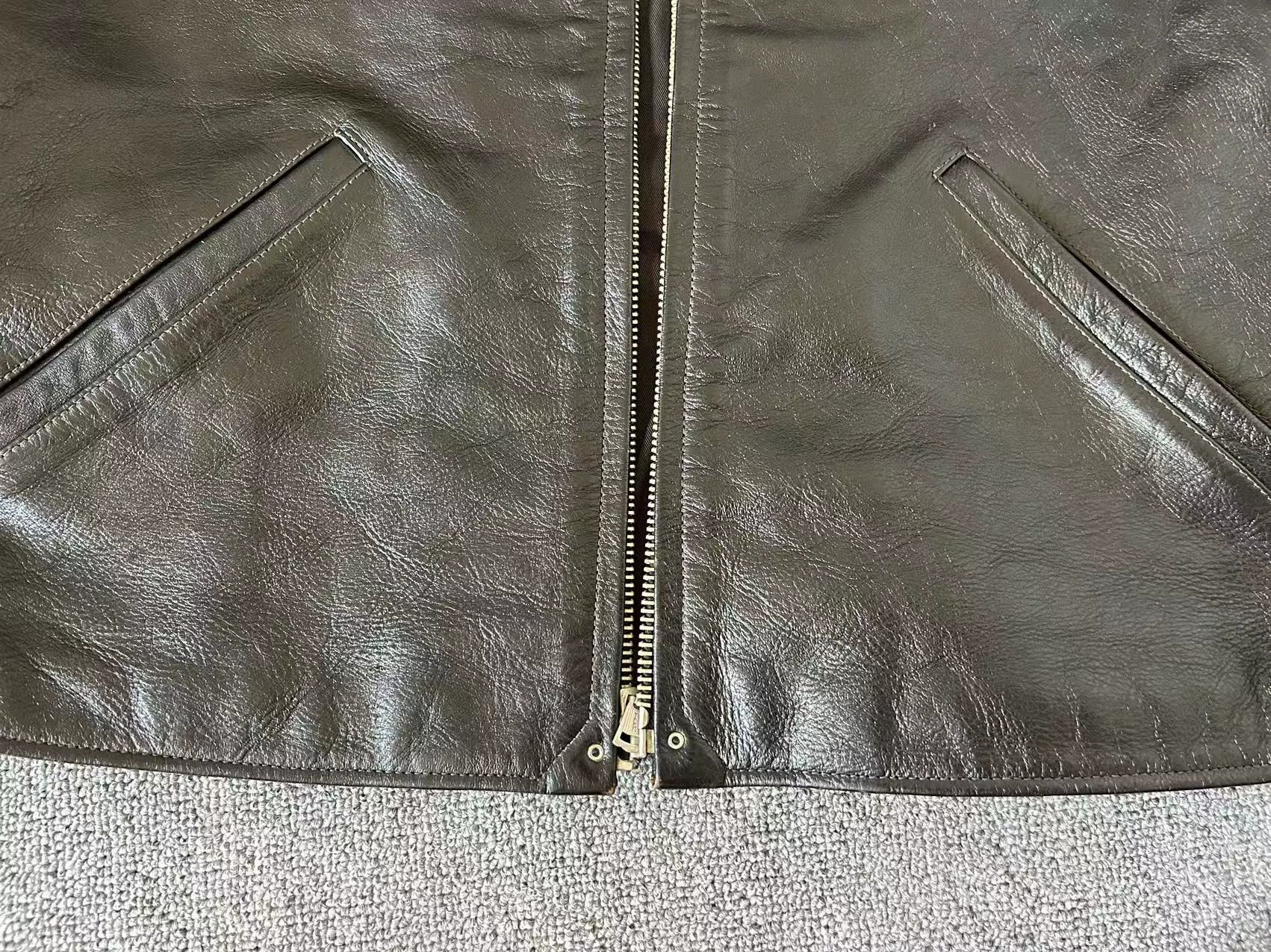 The Real McCoy's real McCoy 1930 black leather jacket Size US M / EU 48-50 / 2 - 4 Thumbnail