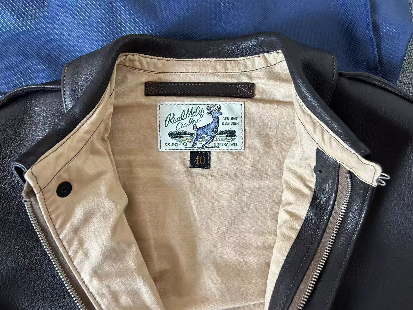 The Real McCoy's real mccoy a2 brown leather flight jacket Size US M / EU 48-50 / 2 - 4 Thumbnail