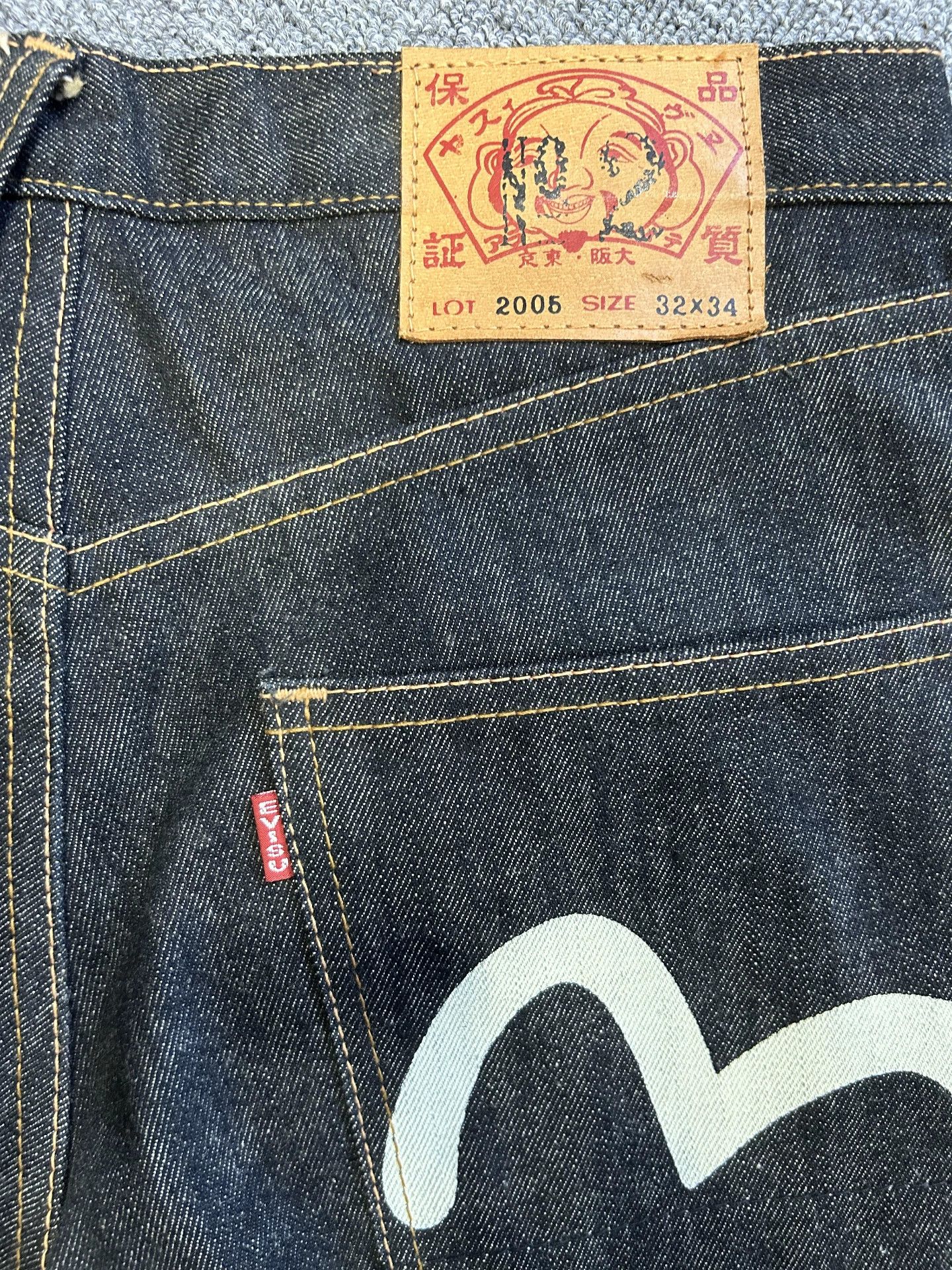 Evisu evisu NO2 2005 denim pants size 32x34 Size US 32 / EU 48 - 3 Thumbnail