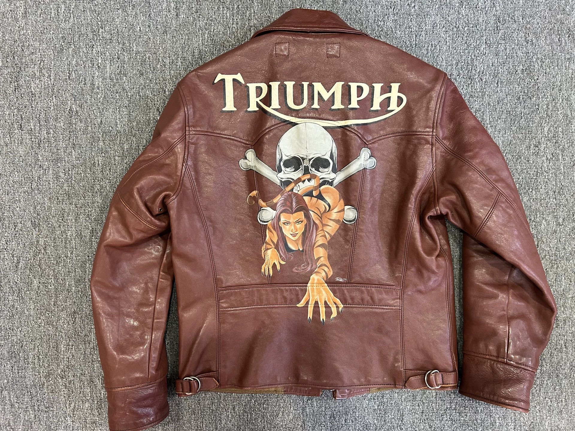 Rainbow Country rainbow country leather jacket with artwork Size US S / EU 44-46 / 1 - 3 Thumbnail