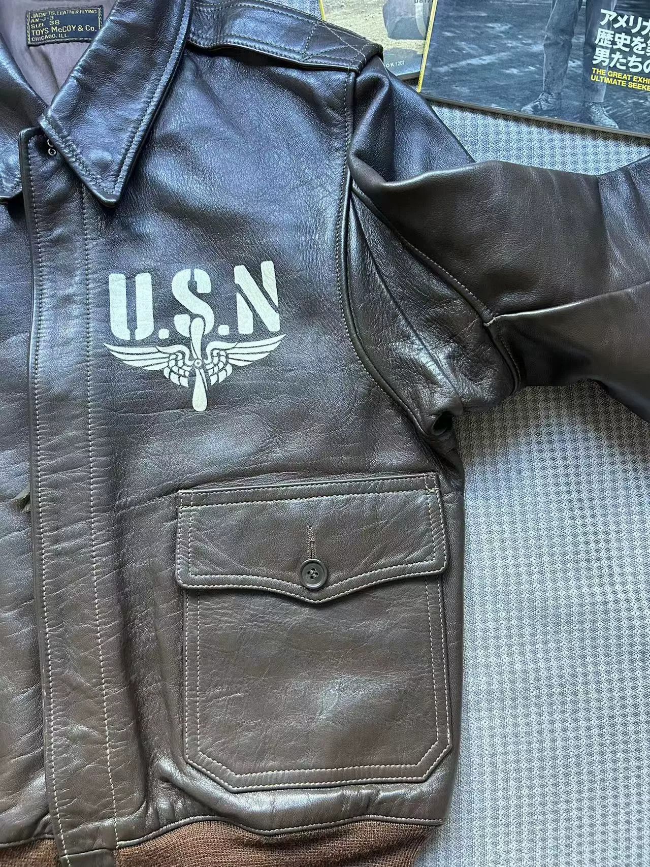 TOYS McCOY rare toys mccoy a2 g1 leather jacket Size US M / EU 48-50 / 2 - 3 Thumbnail