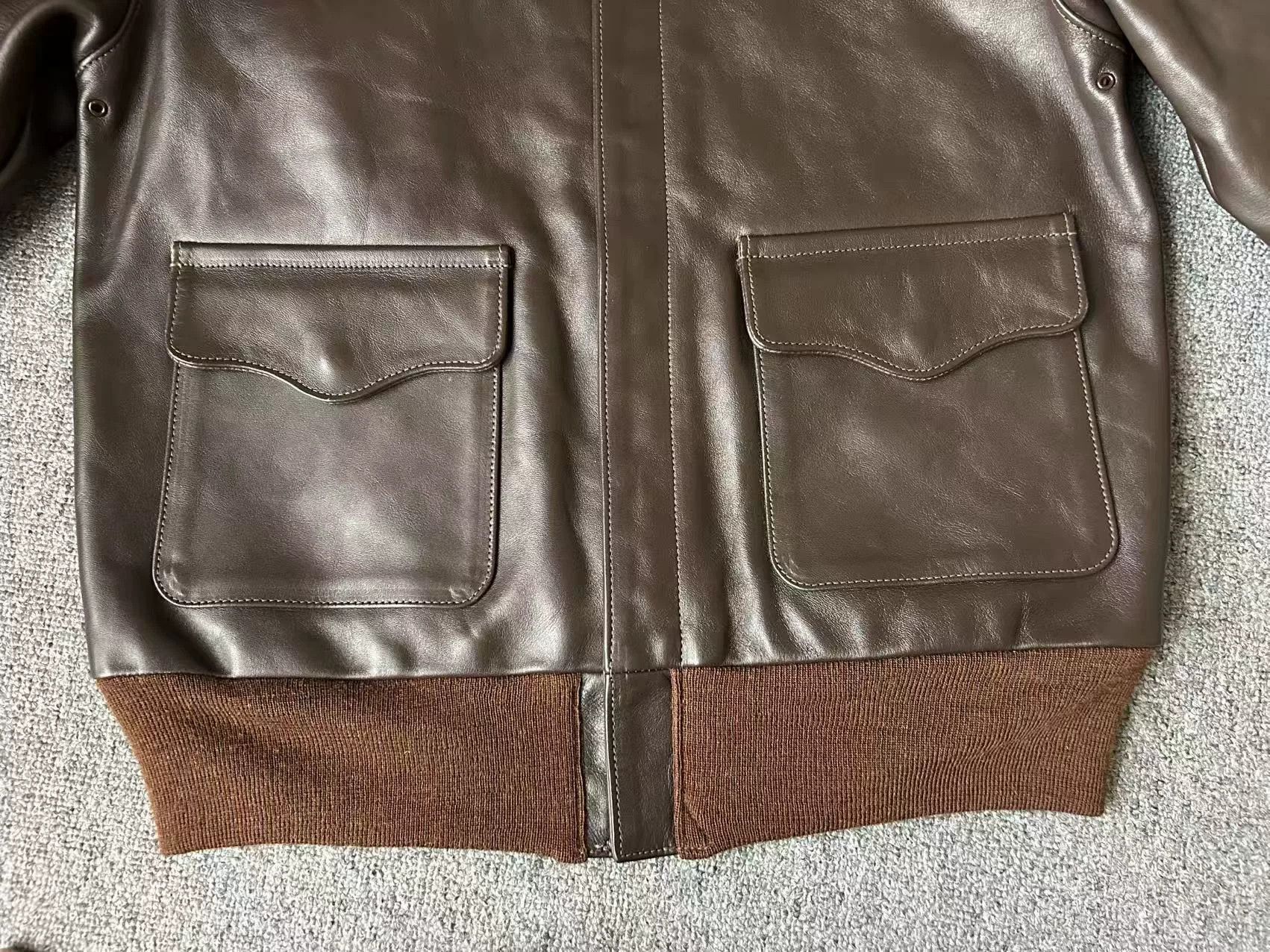 The Real McCoy's real mccoy a2 flight jacket in brown Size US S / EU 44-46 / 1 - 4 Thumbnail