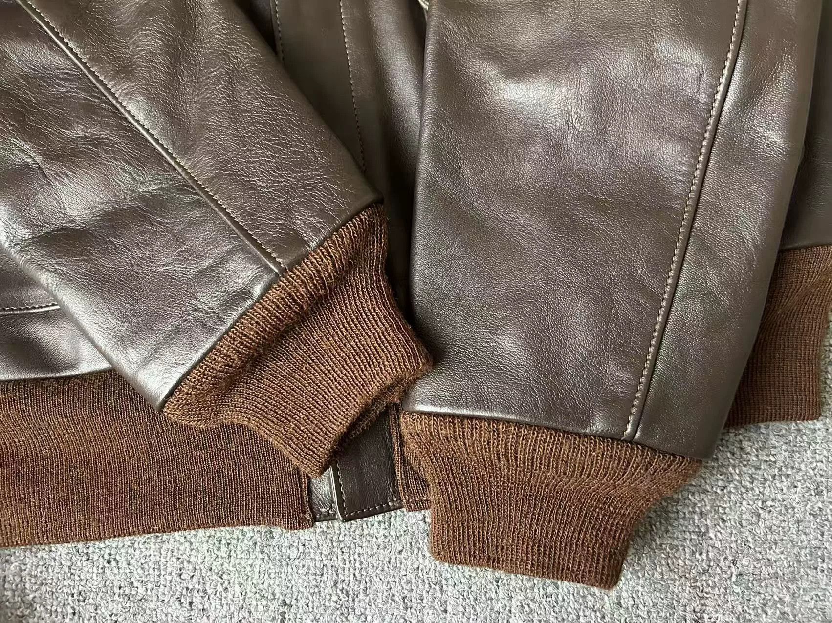 The Real McCoy's real mccoy a2 flight jacket in brown Size US S / EU 44-46 / 1 - 5 Thumbnail