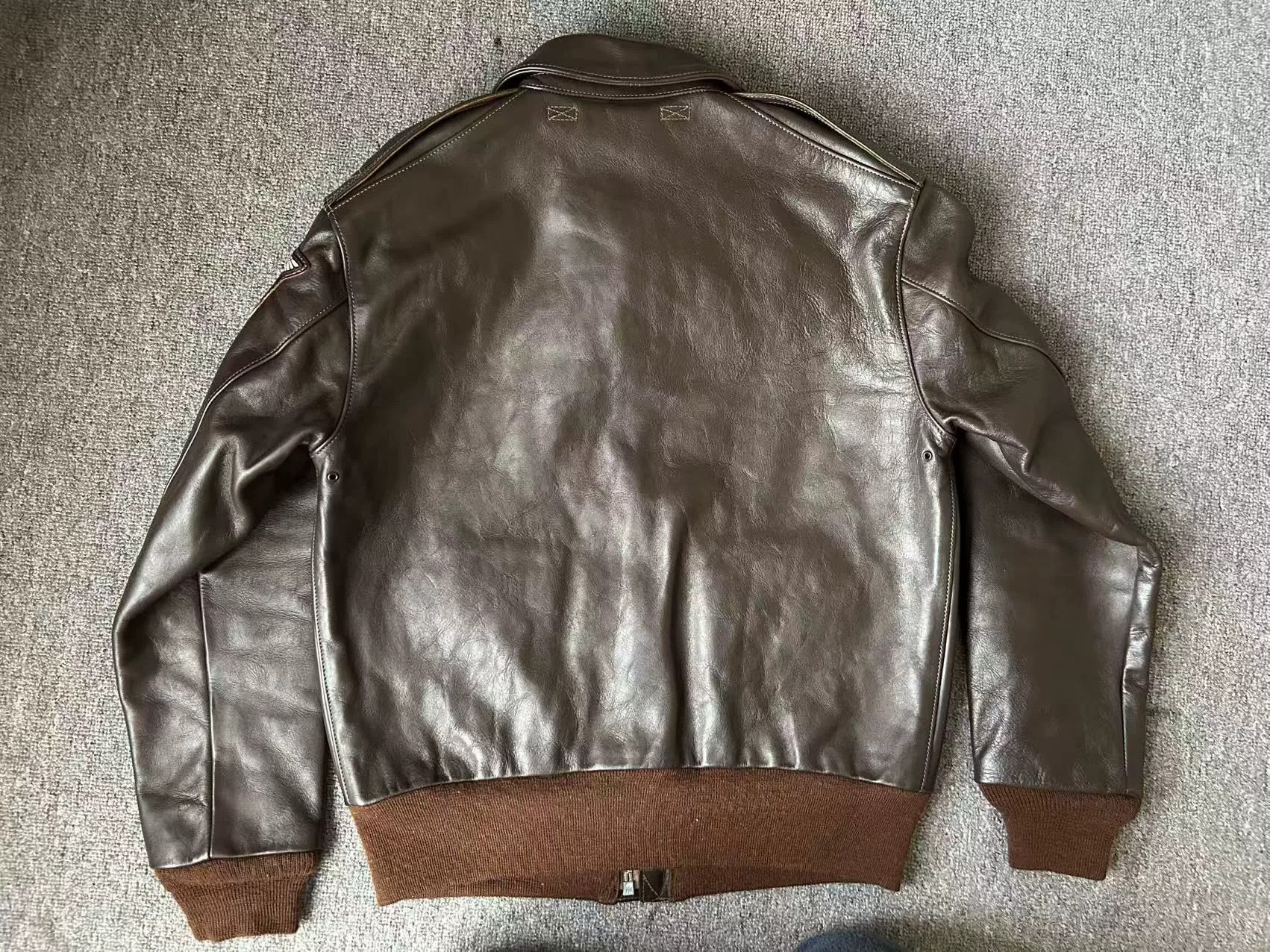 The Real McCoy's real mccoy a2 flight jacket in brown Size US S / EU 44-46 / 1 - 2 Thumbnail