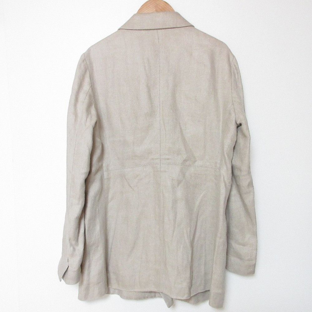 Other Other Chaos GENTLEMAN LADY Linen Double Tailored Jacket Plant-based Outerwear DUTY FREE for USA Size ONE SIZE - 2 Thumbnail