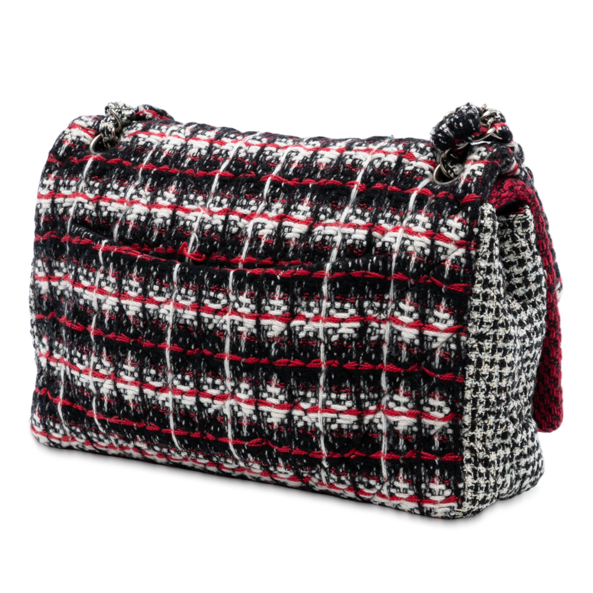 Chanel Chanel Medium CC Tweed Multi Print Double Flap Size ONE SIZE - 2 Thumbnail