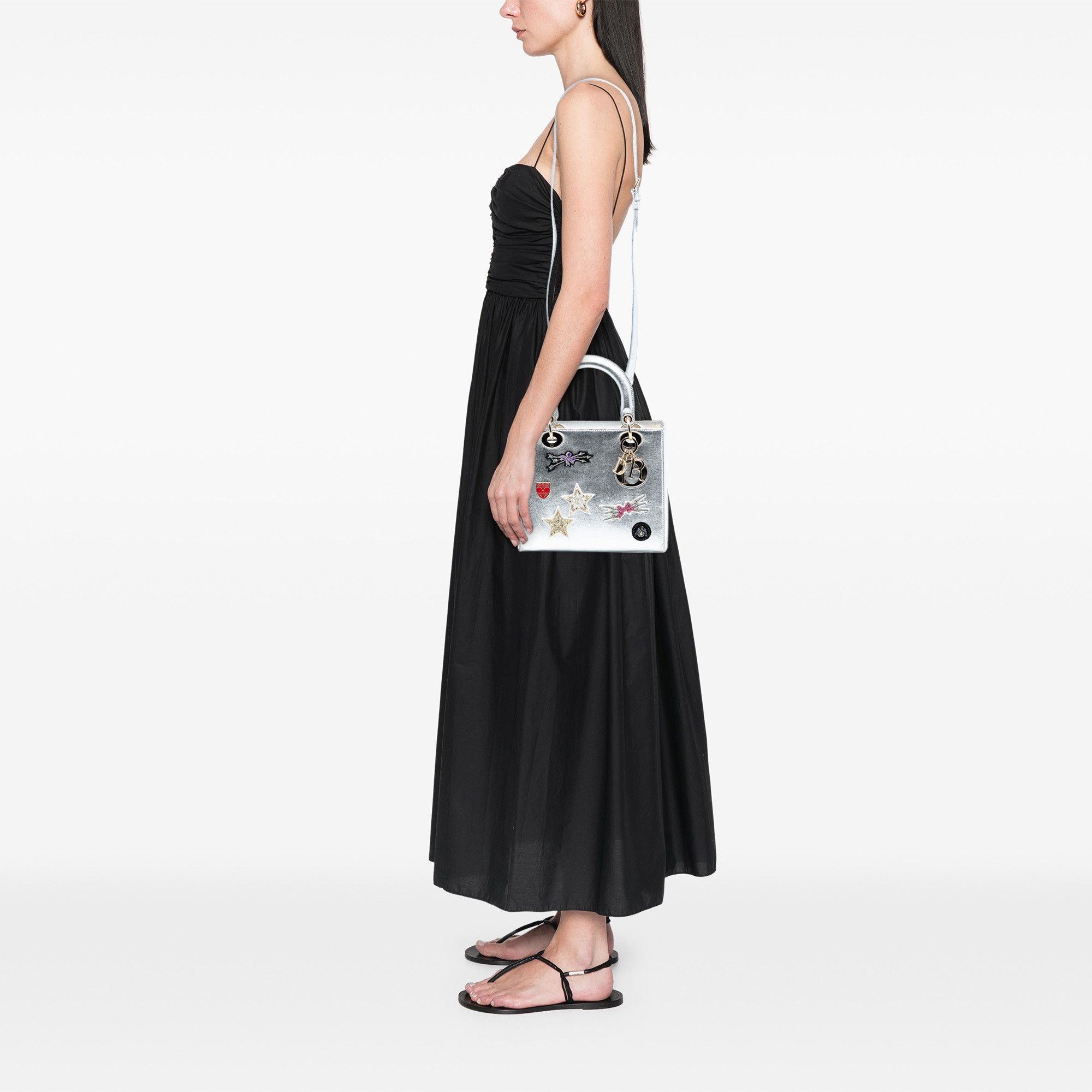 Dior Dior Medium Calfskin Patch Embellished Lady Dior Size ONE SIZE - 7 Thumbnail