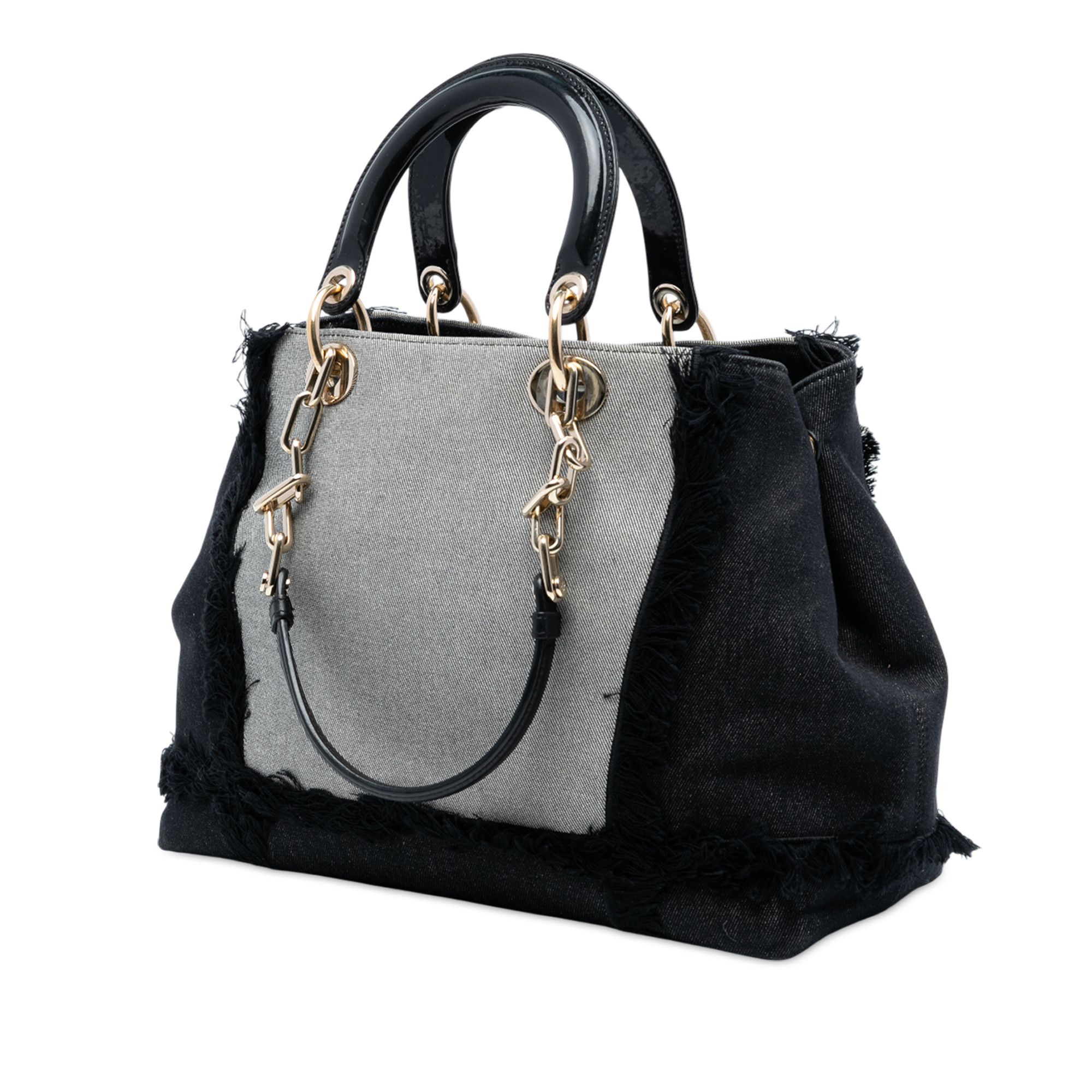 Dior Dior Denim Patch D Light Satchel Size ONE SIZE - 2 Thumbnail