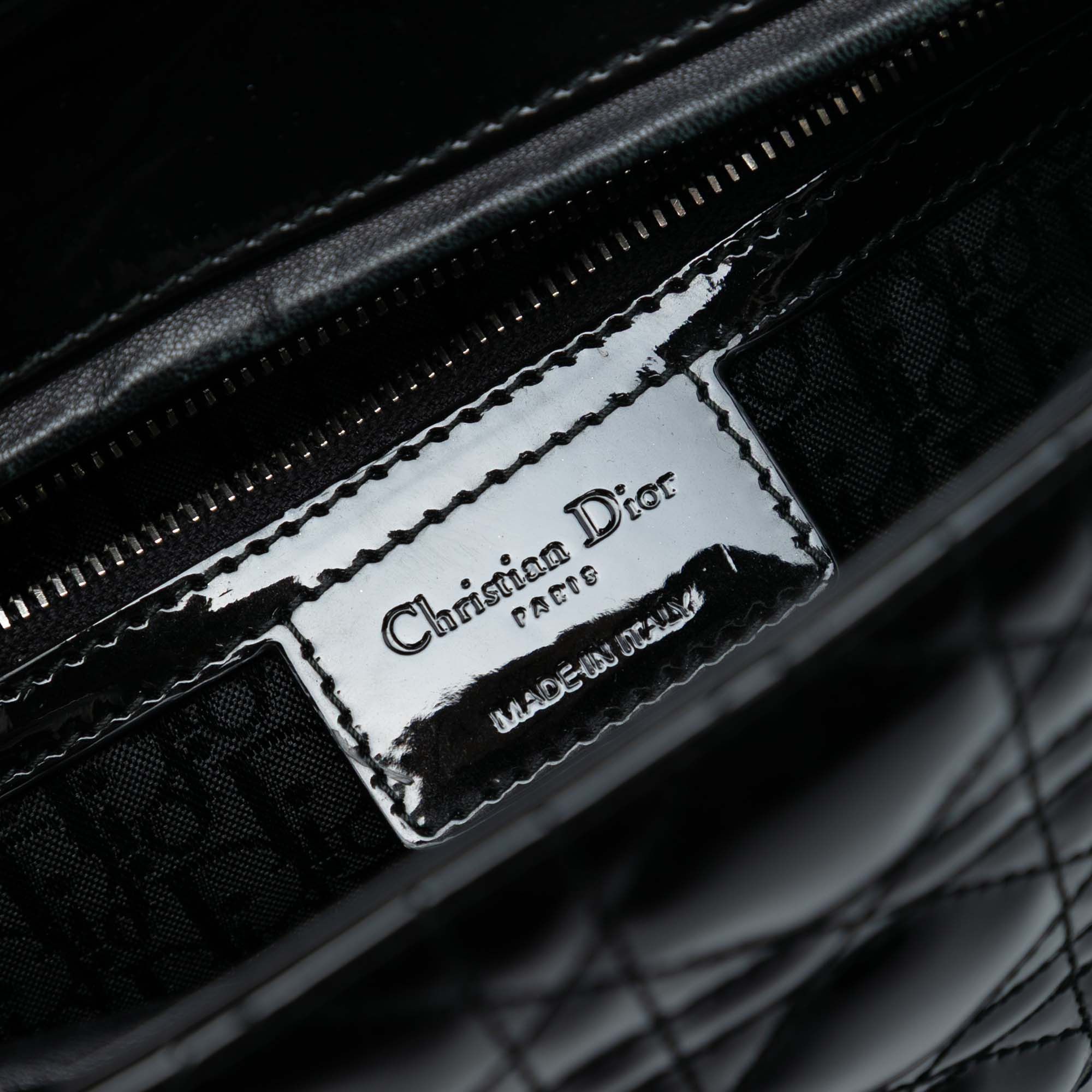 Dior Dior Large Patent Cannage Lady Dior Size ONE SIZE - 5 Thumbnail