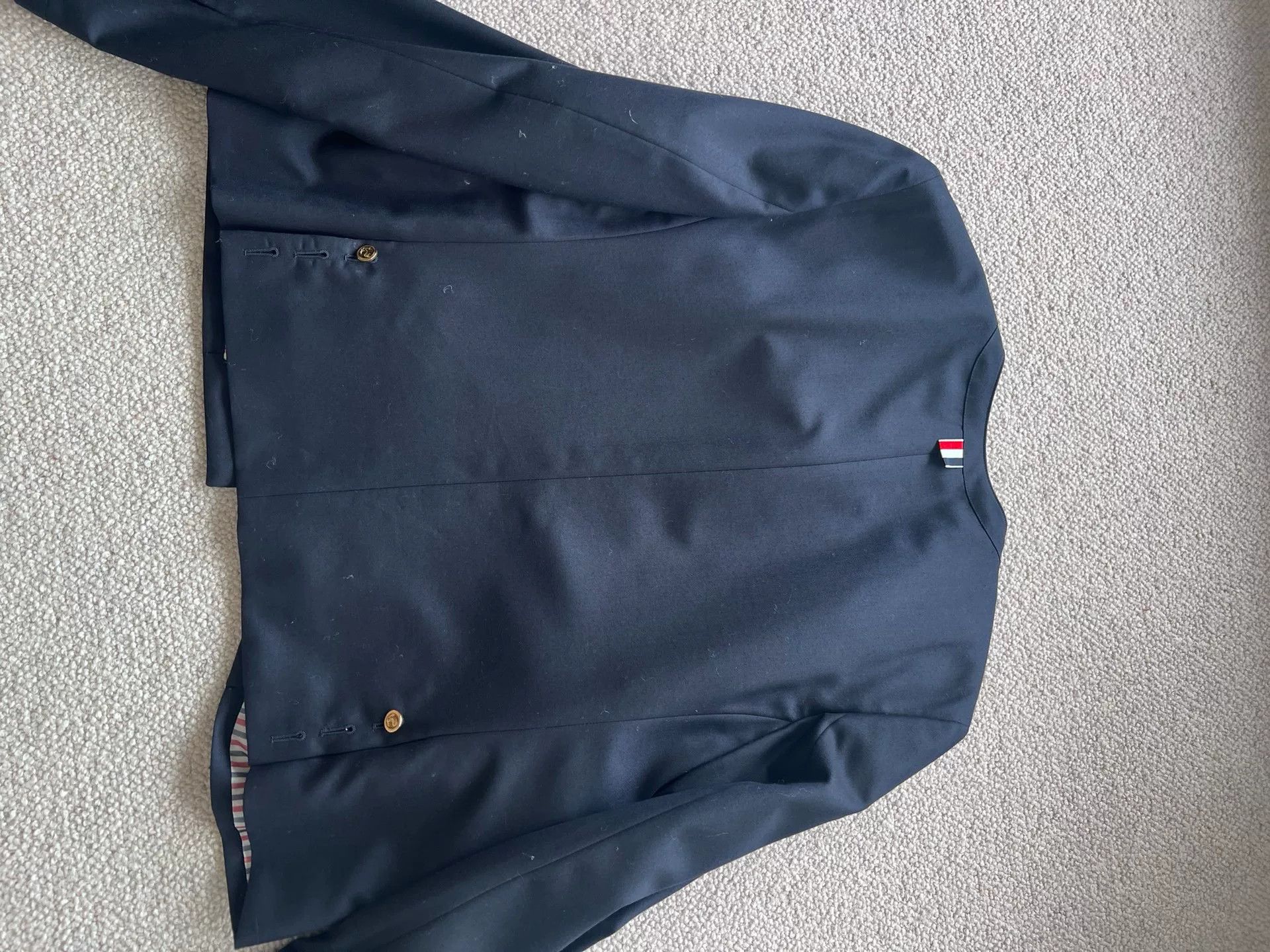 Thom Browne thom browne wool round collar jacket Size US L / EU 52-54 / 3 - 7 Thumbnail