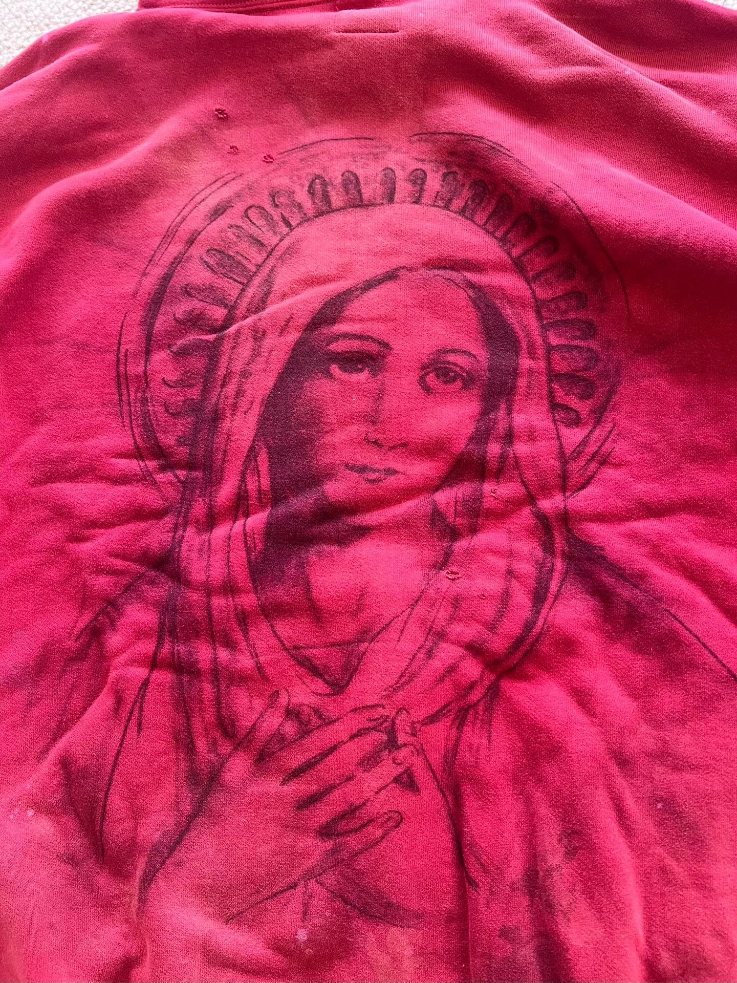 Saint Michael vintage saint michael distressed graphic hoodie Size US M / EU 48-50 / 2 - 3 Thumbnail
