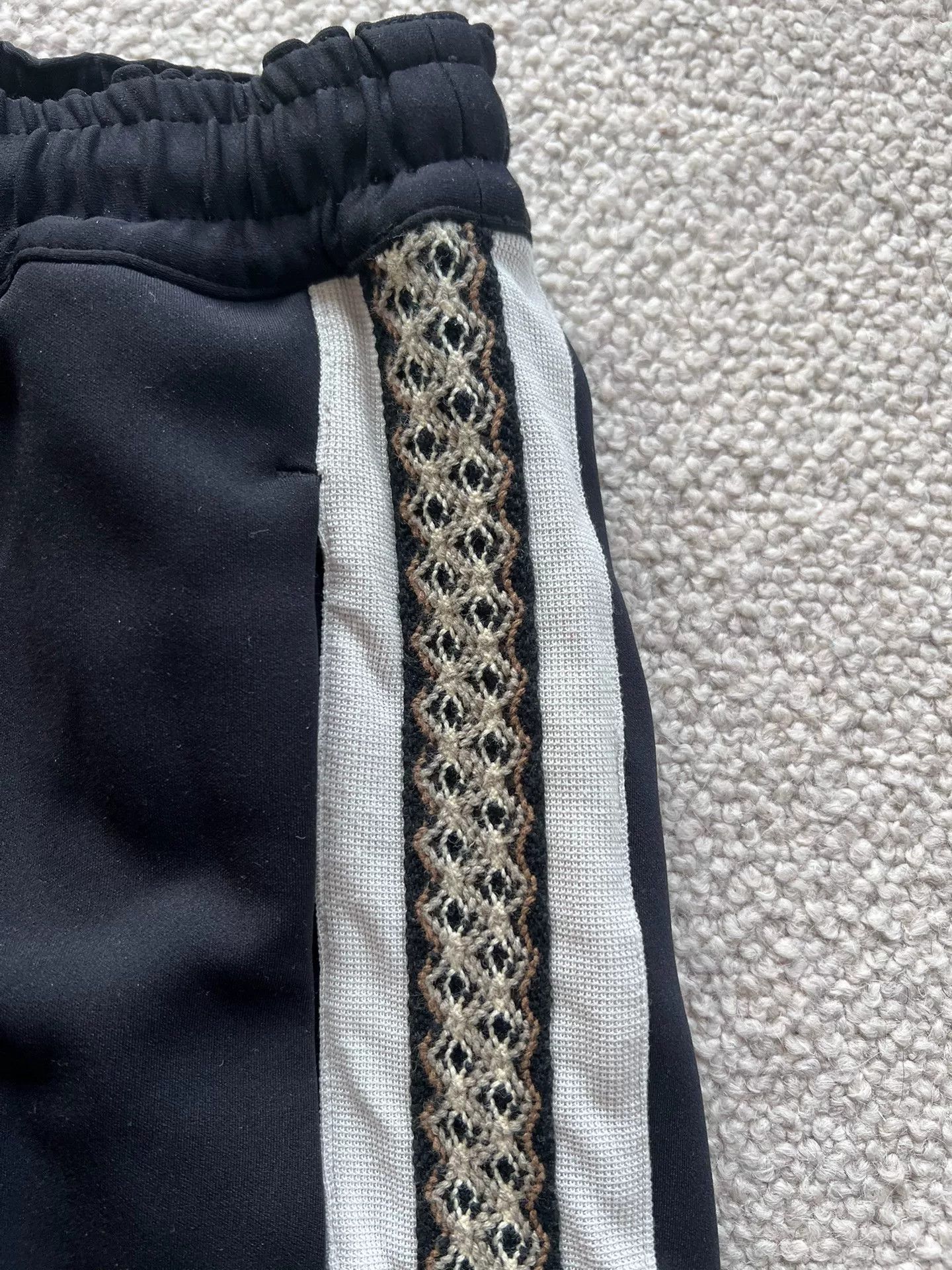 Sasquatchfabrix sasquatchfabrix lace tape track pants Size US 34 / EU 50 - 2 Thumbnail