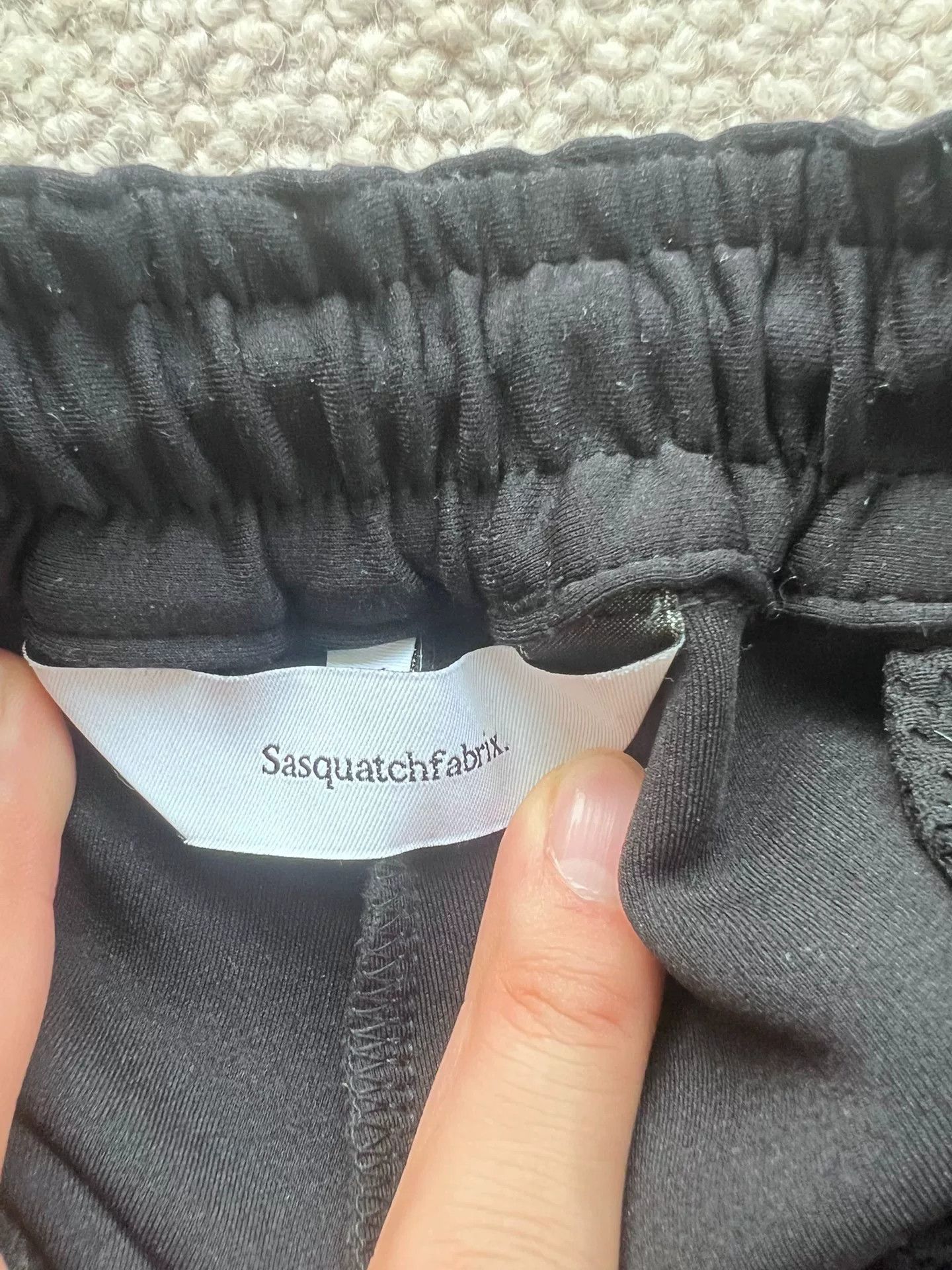 Sasquatchfabrix sasquatchfabrix lace tape track pants Size US 34 / EU 50 - 5 Thumbnail