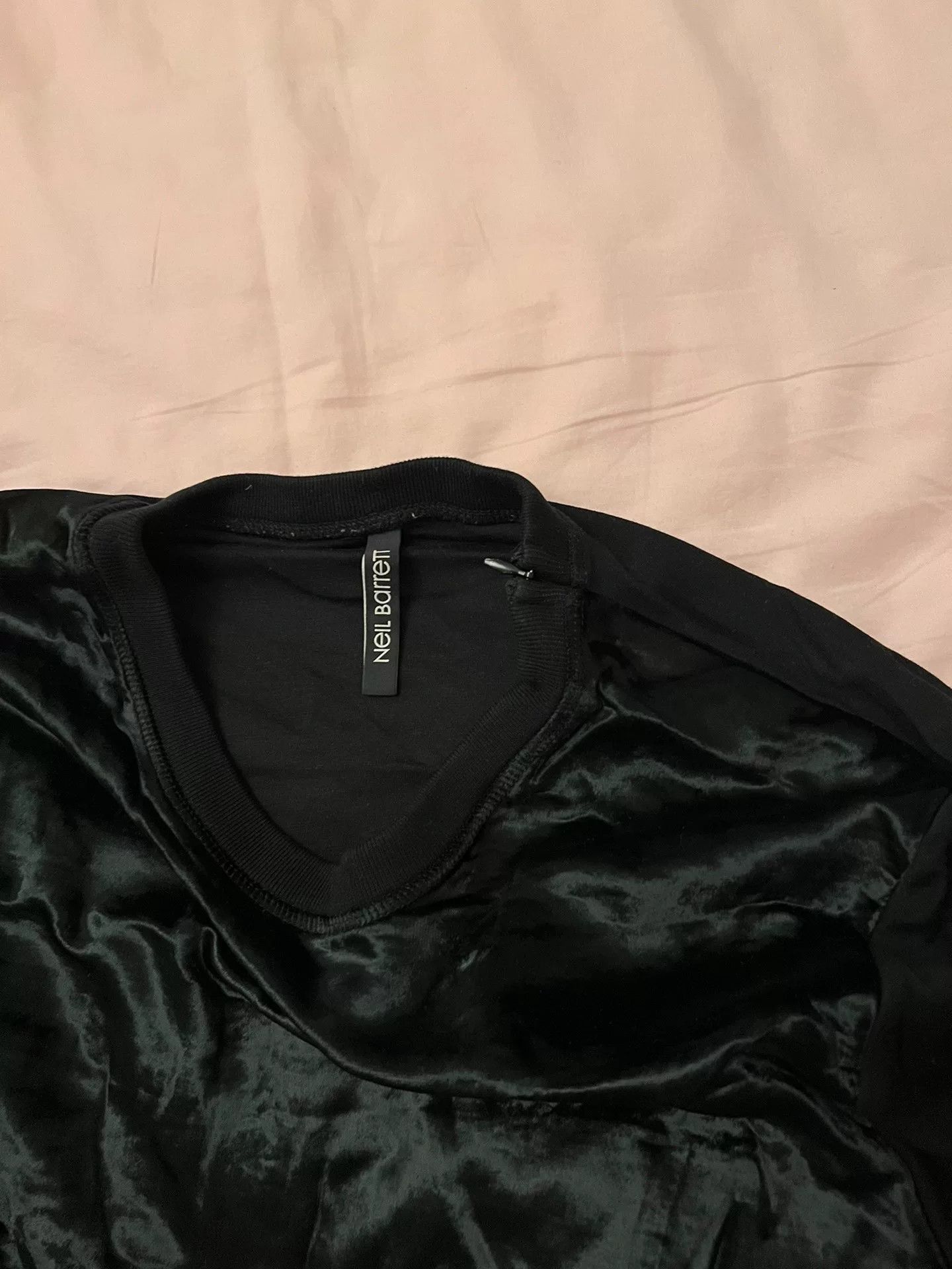 Neil Barrett neil barrett black velvet sweatshirt Size US M / EU 48-50 / 2 - 2 Thumbnail