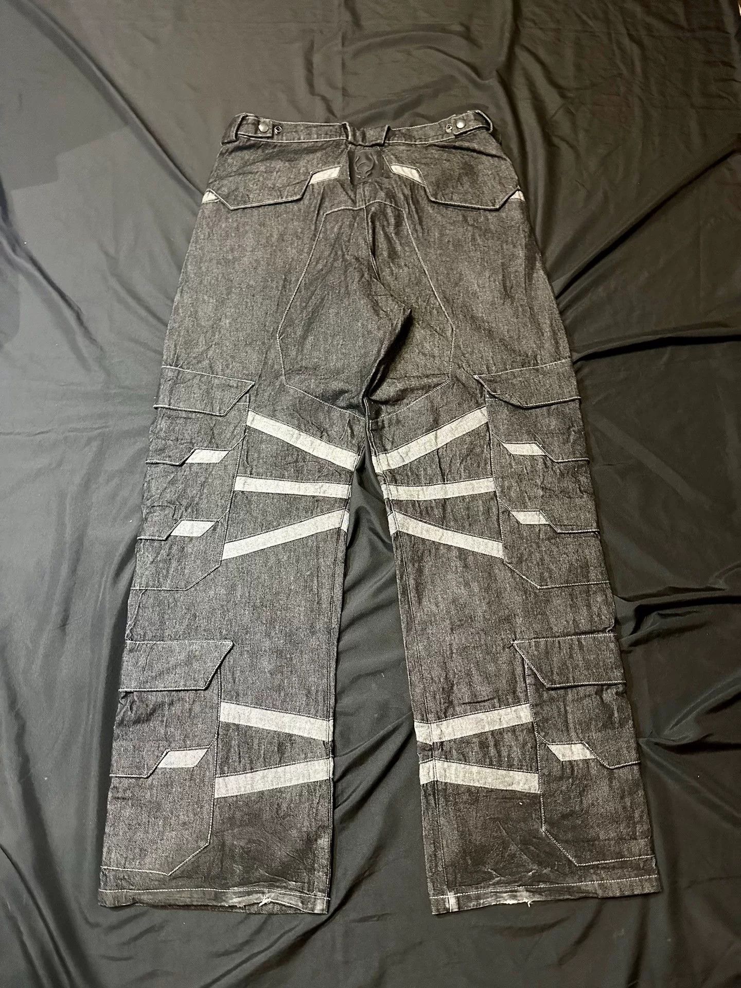 Vintage vintage cyberdog baggy cargo denim pants Size US 26 / EU 42 - 3 Thumbnail