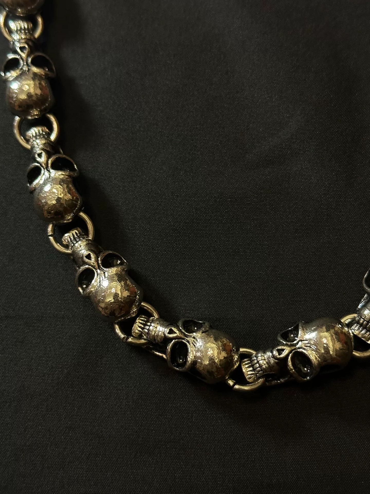Vintage vintage 90s skull wallet chain Size ONE SIZE - 4 Thumbnail