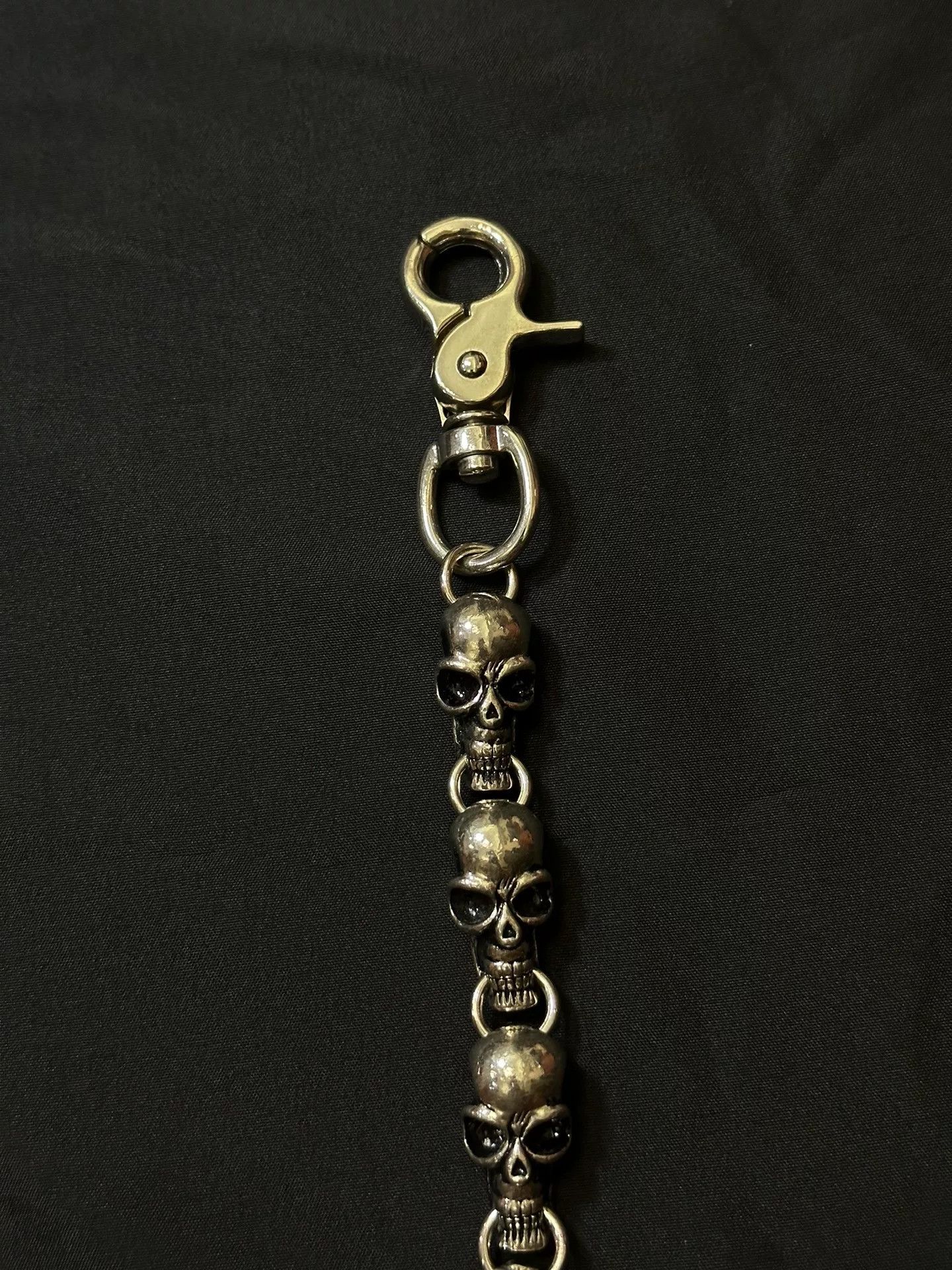 Vintage vintage 90s skull wallet chain Size ONE SIZE - 2 Thumbnail