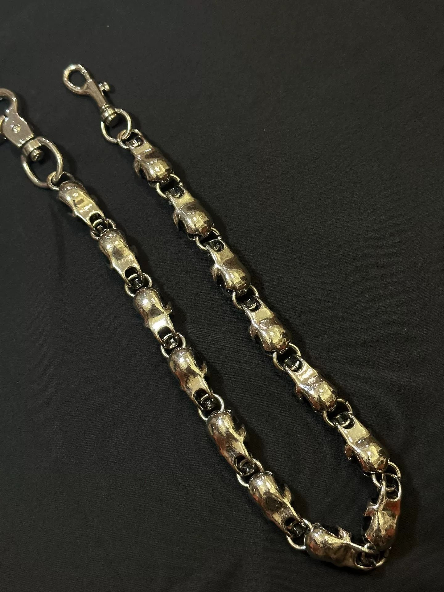 Vintage vintage 90s skull wallet chain Size ONE SIZE - 6 Thumbnail