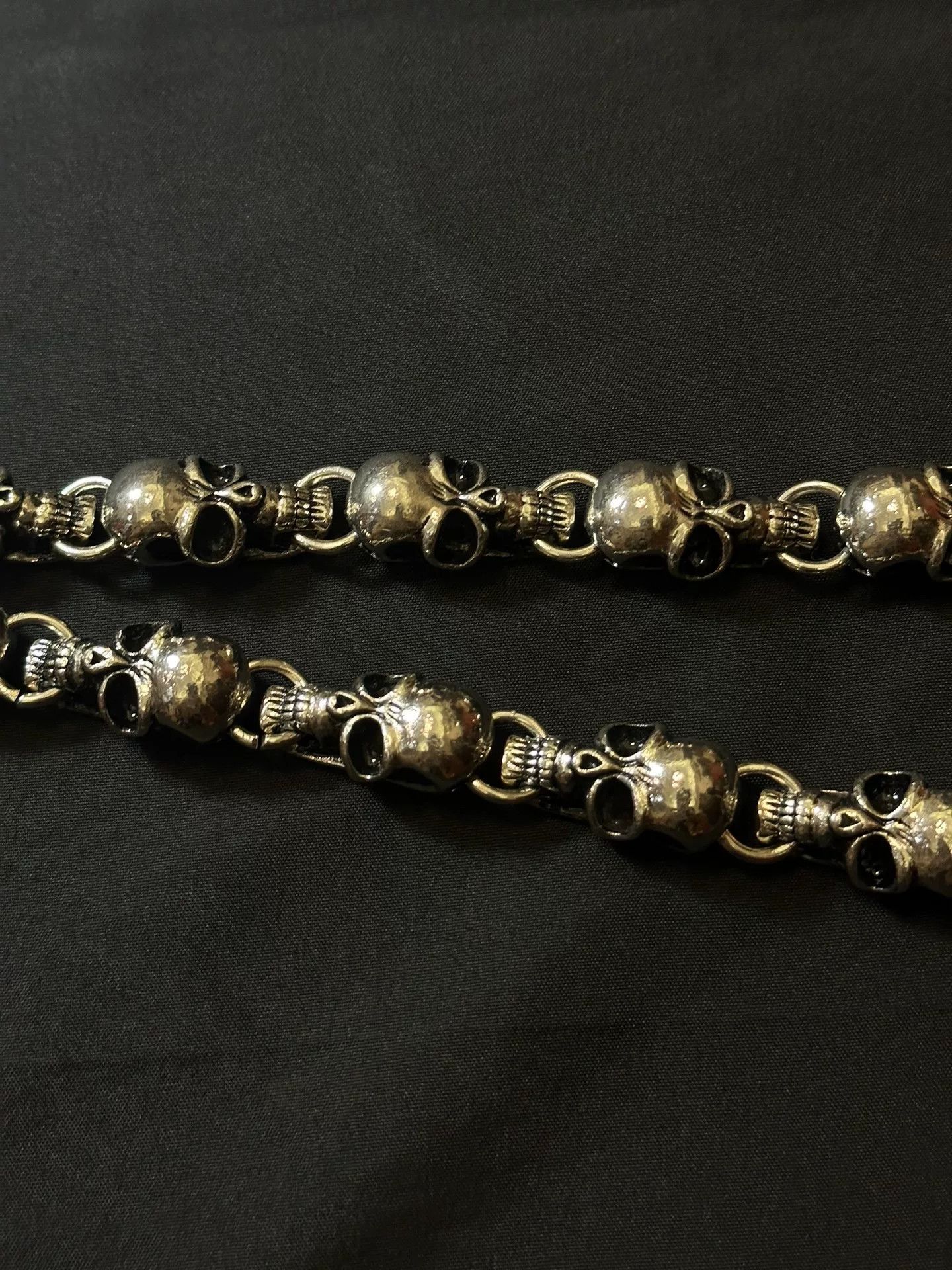 Vintage vintage 90s skull wallet chain Size ONE SIZE - 5 Thumbnail