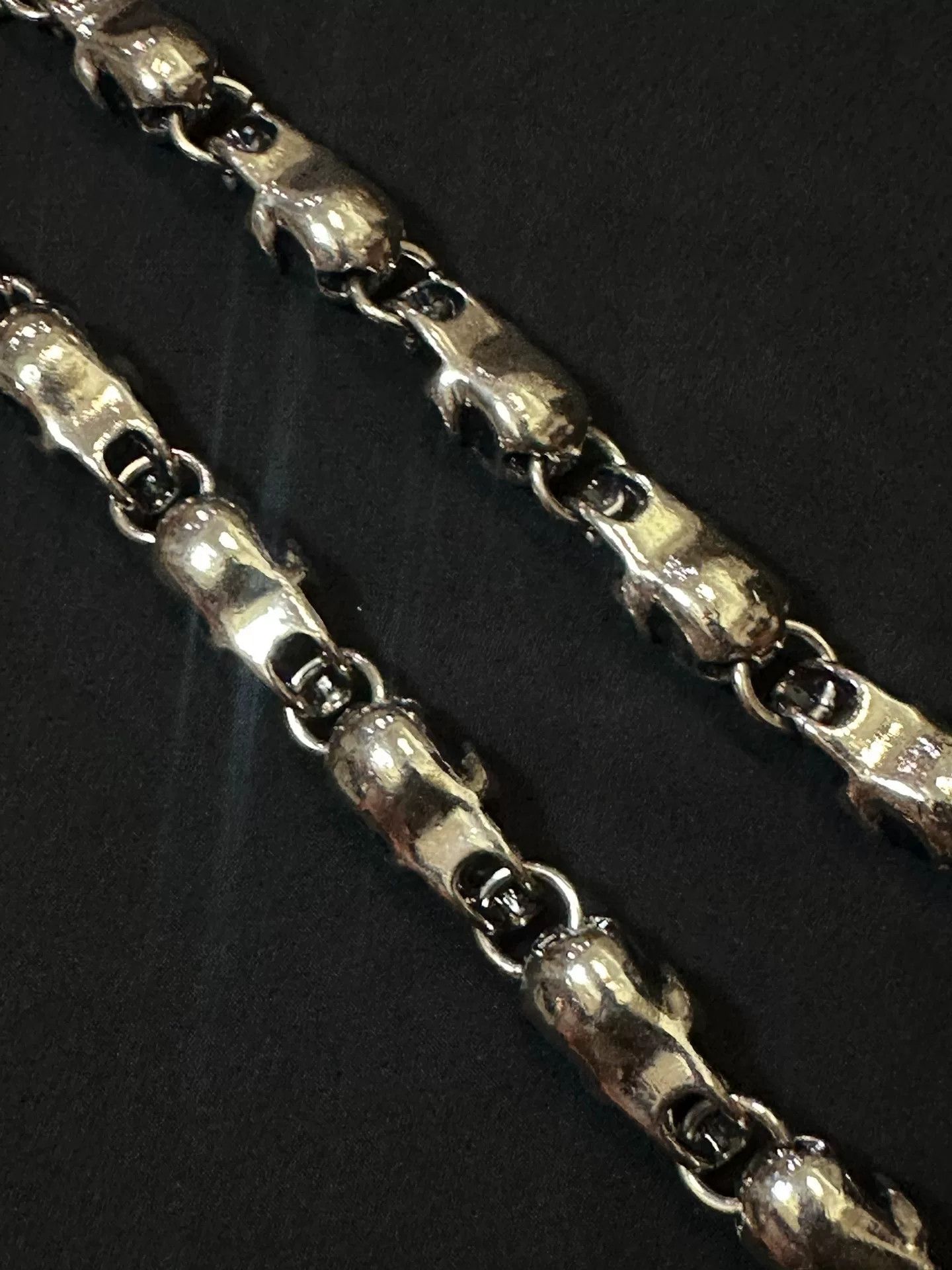 Vintage vintage 90s skull wallet chain Size ONE SIZE - 7 Thumbnail