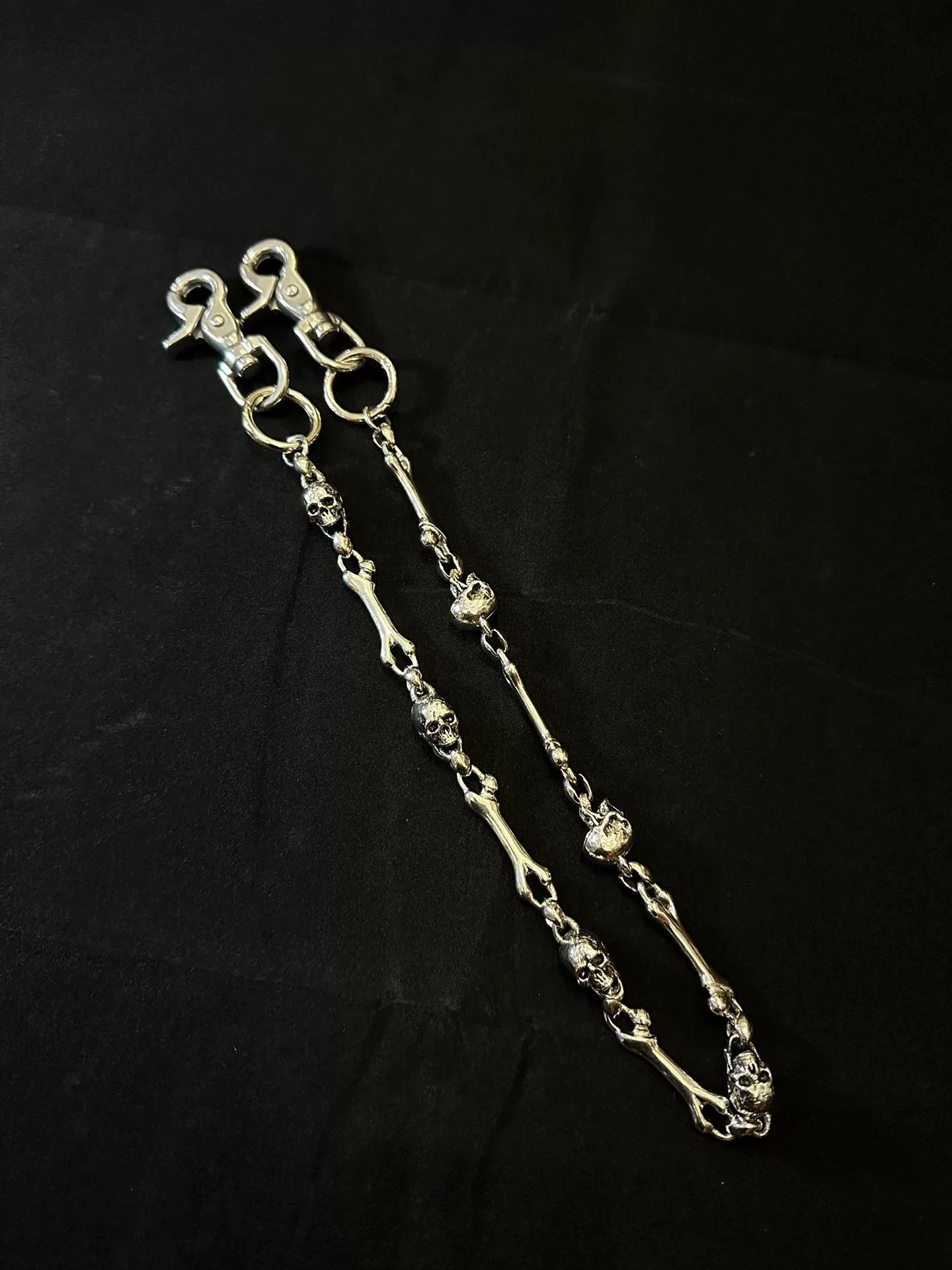 Vintage vintage 90s skull chain wallet chain Size ONE SIZE - 5 Thumbnail