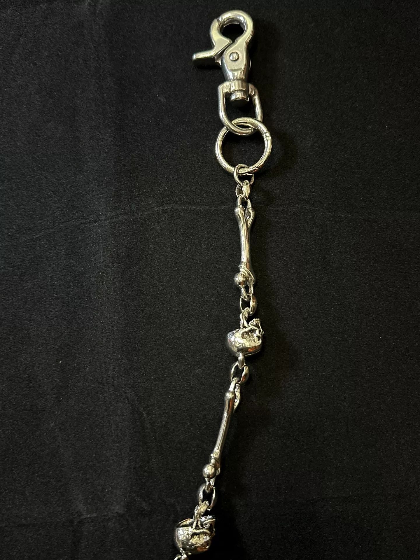 Vintage vintage 90s skull chain wallet chain Size ONE SIZE - 4 Thumbnail