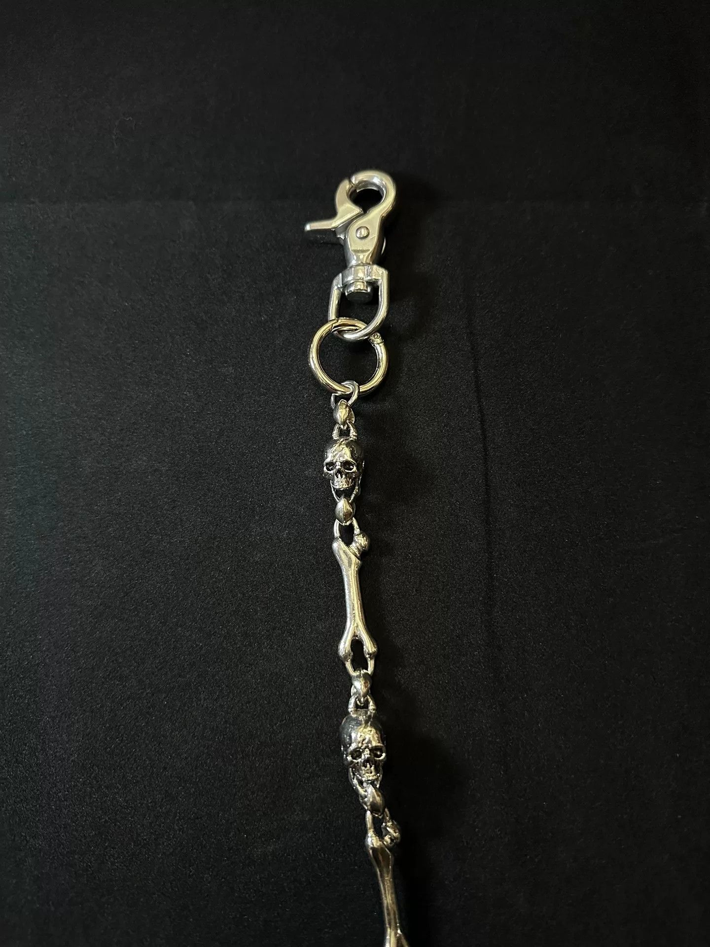 Vintage vintage 90s skull chain wallet chain Size ONE SIZE - 2 Thumbnail
