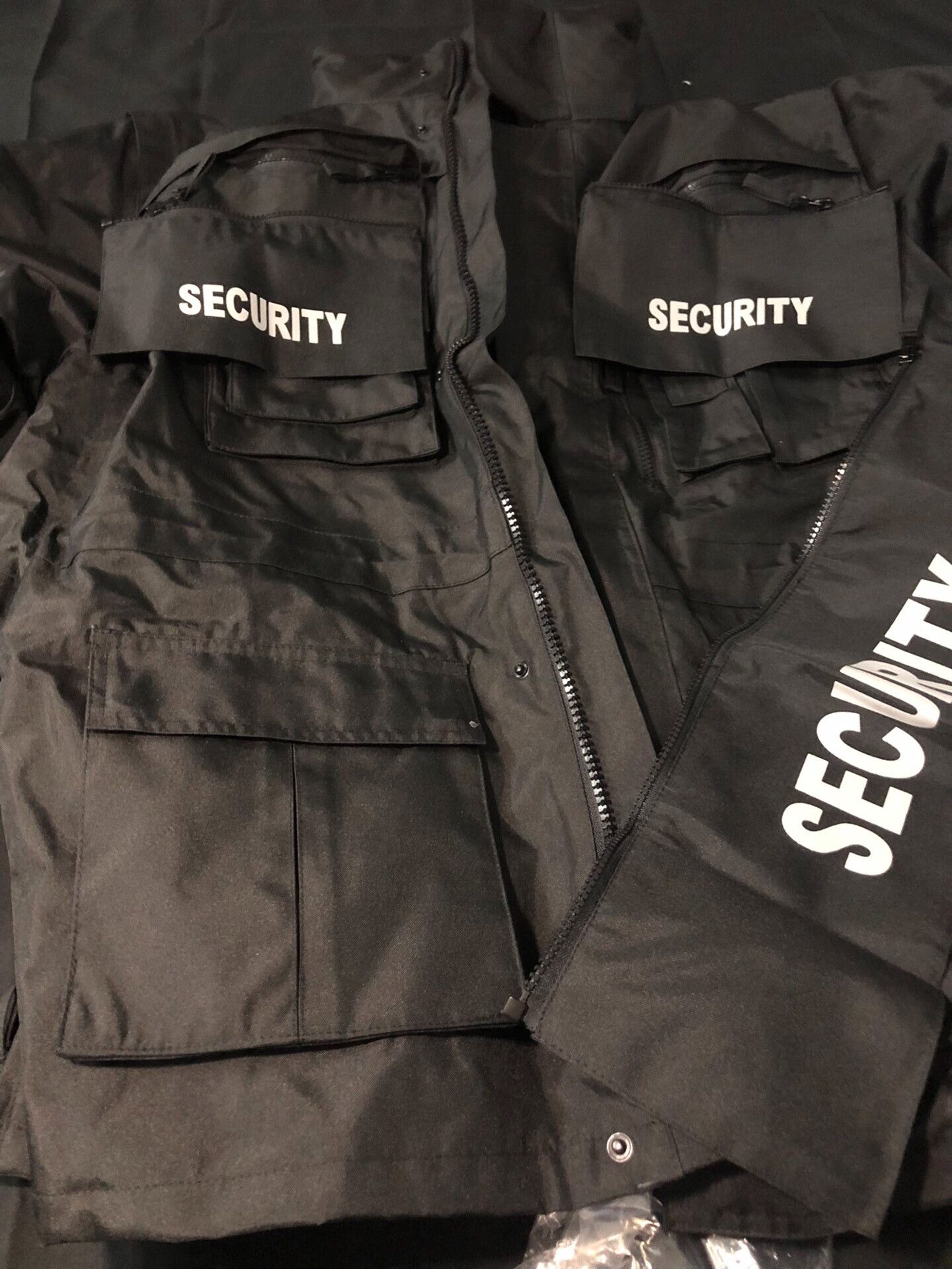 Balenciaga black security jacket with detachable sleeves Size US M / EU 48-50 / 2 - 3 Thumbnail