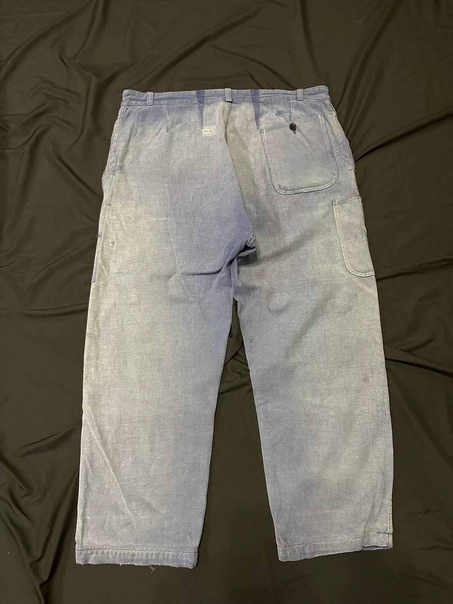 Vintage vintage french workwear boro pants Size US 34 / EU 50 - 6 Thumbnail