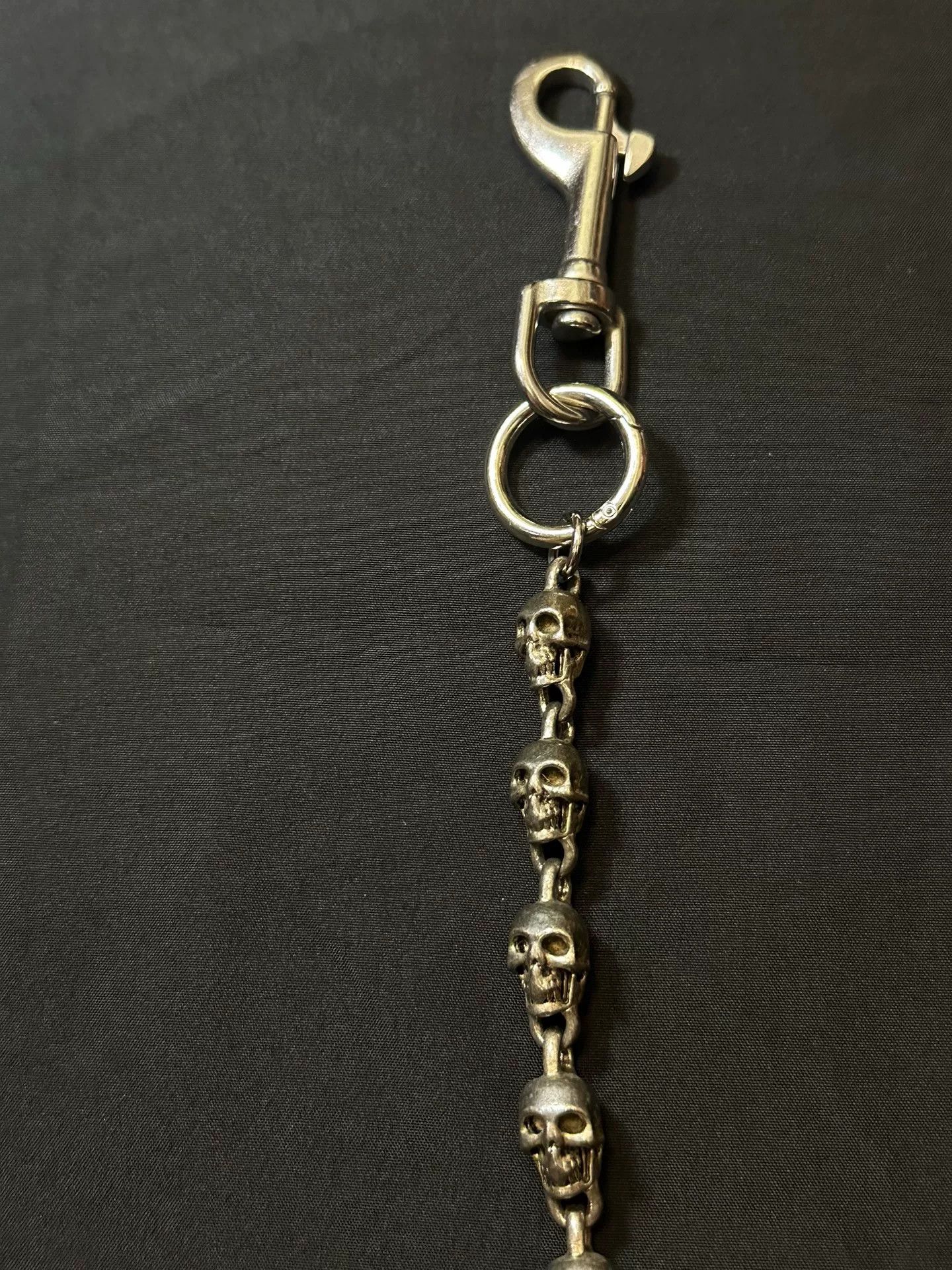Vintage vintage skull chain key wallet belt Size ONE SIZE - 2 Thumbnail