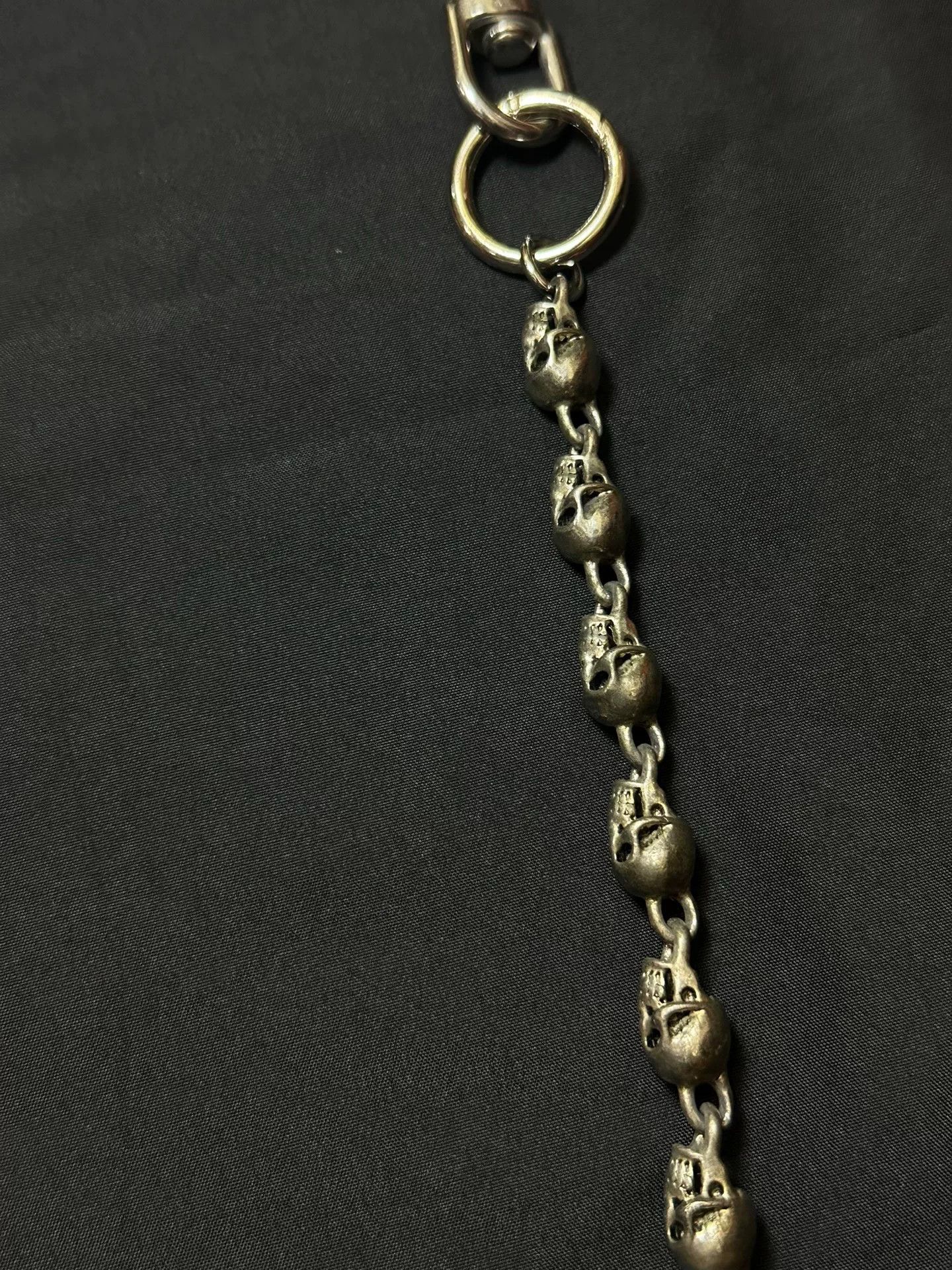 Vintage vintage skull chain key wallet belt Size ONE SIZE - 3 Thumbnail